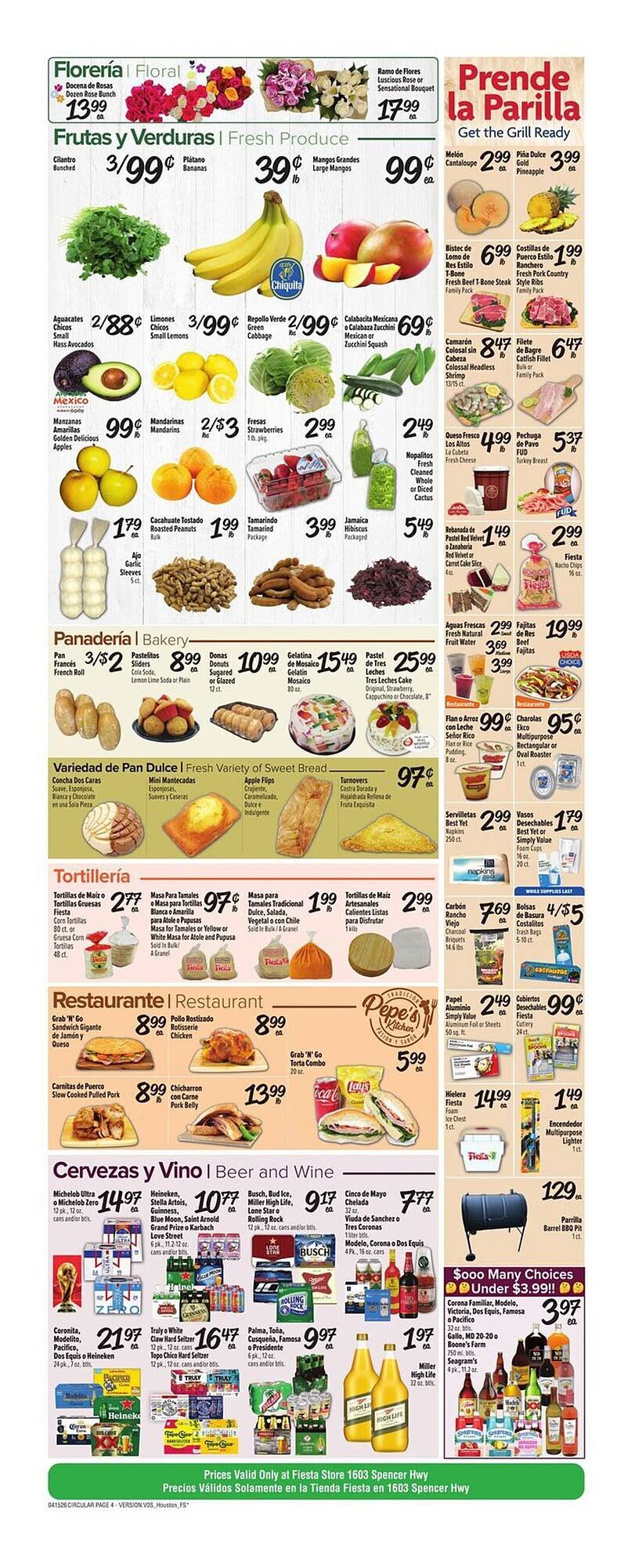 Fiesta Mart weekly ad