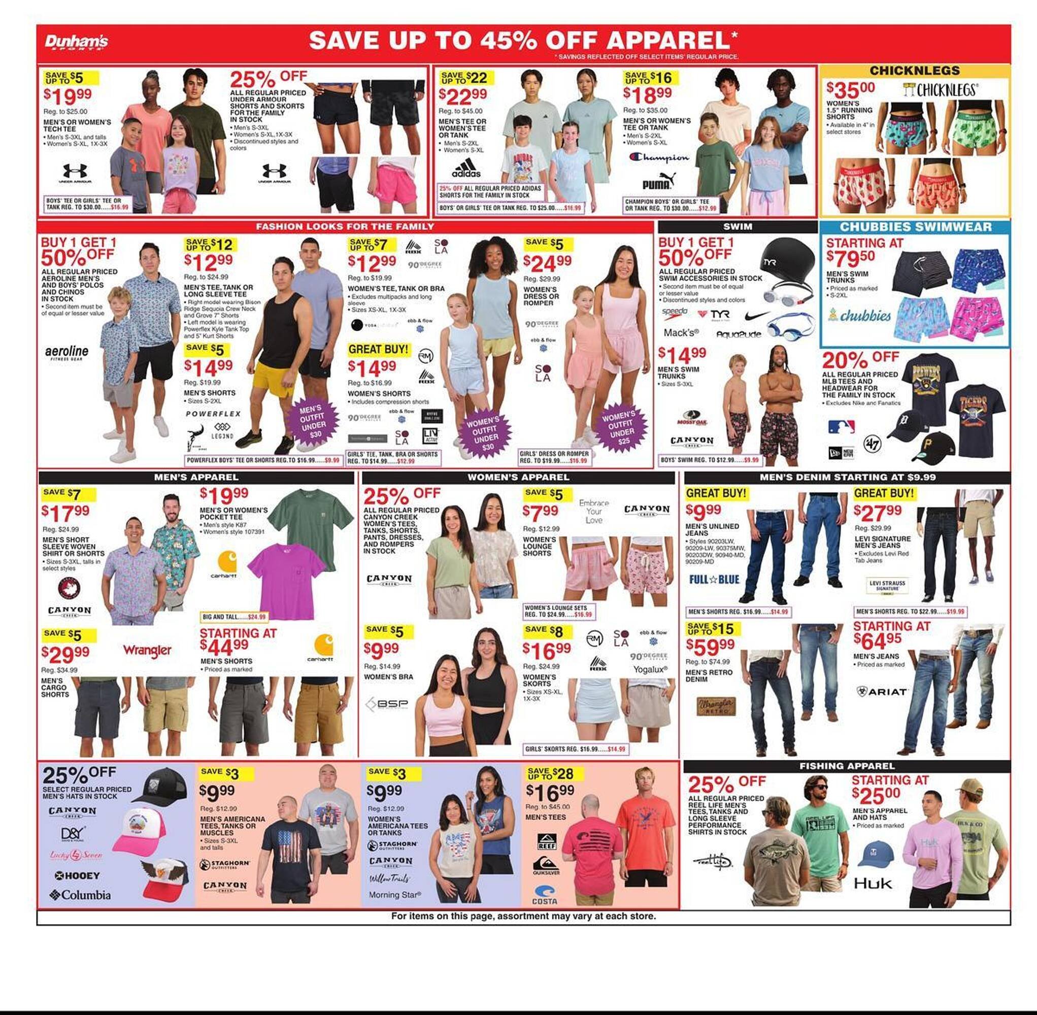 Dunham's Sports weekly ad