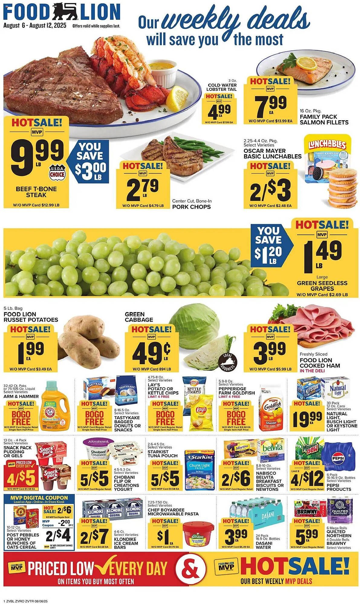 Food Lion Weekly Ad (2025-08-06 - 2025-08-12) | 1