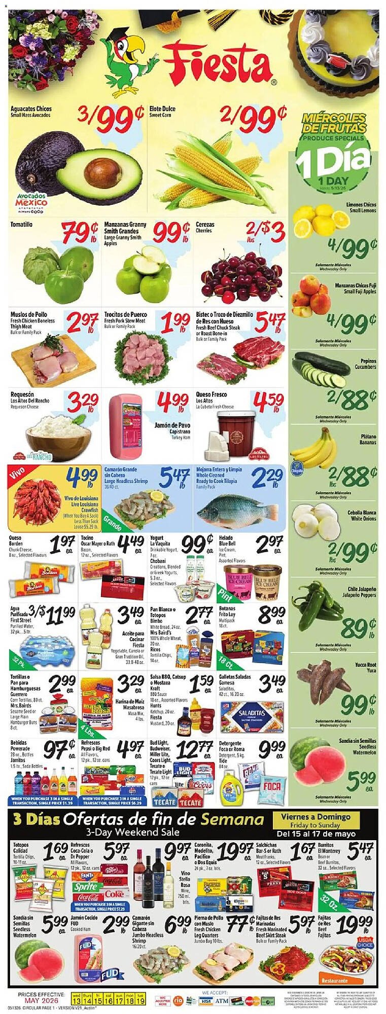 Fiesta Mart weekly ad (2026-05-13 - 2026-05-19) | 1