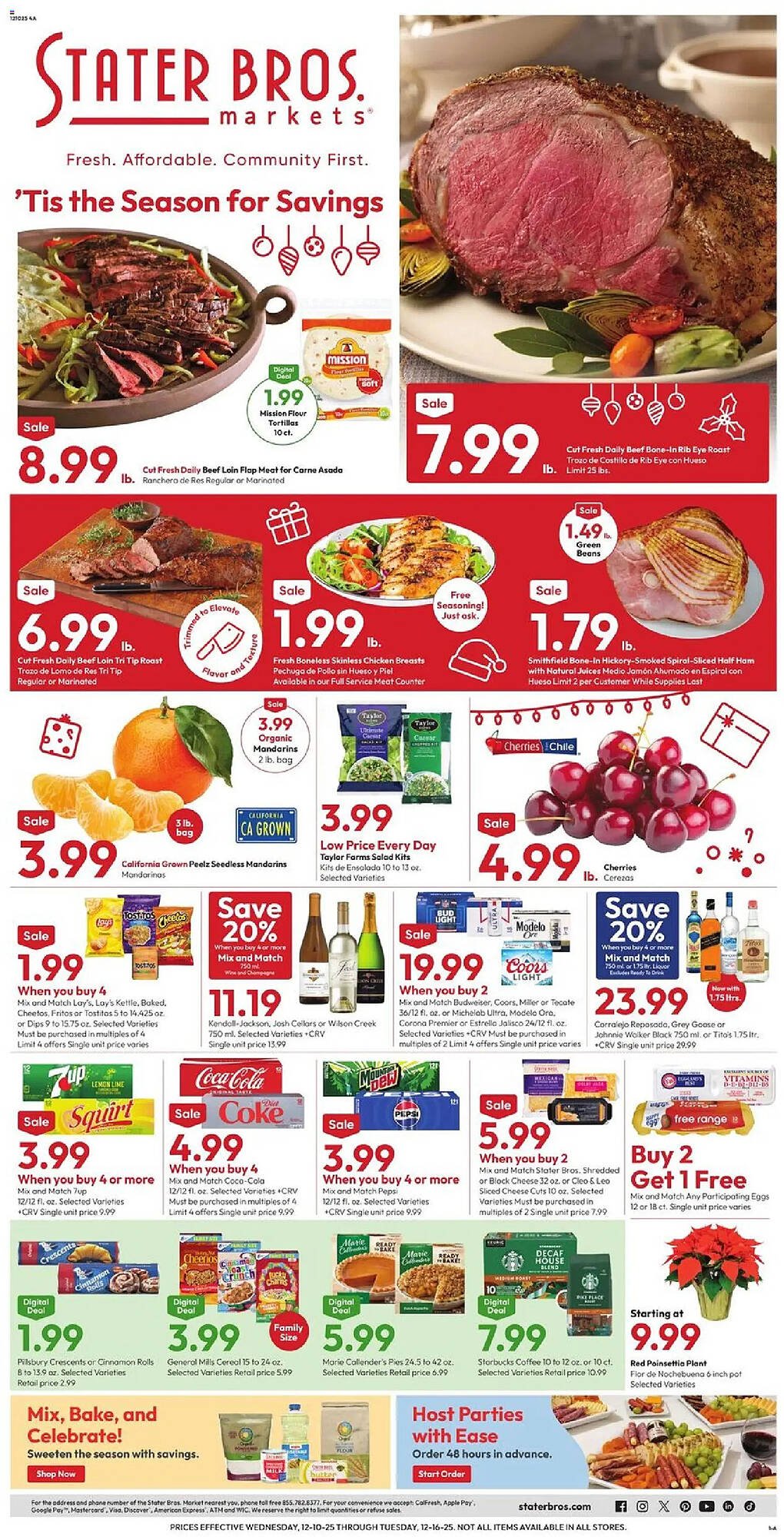 Stater Bros weekly ad