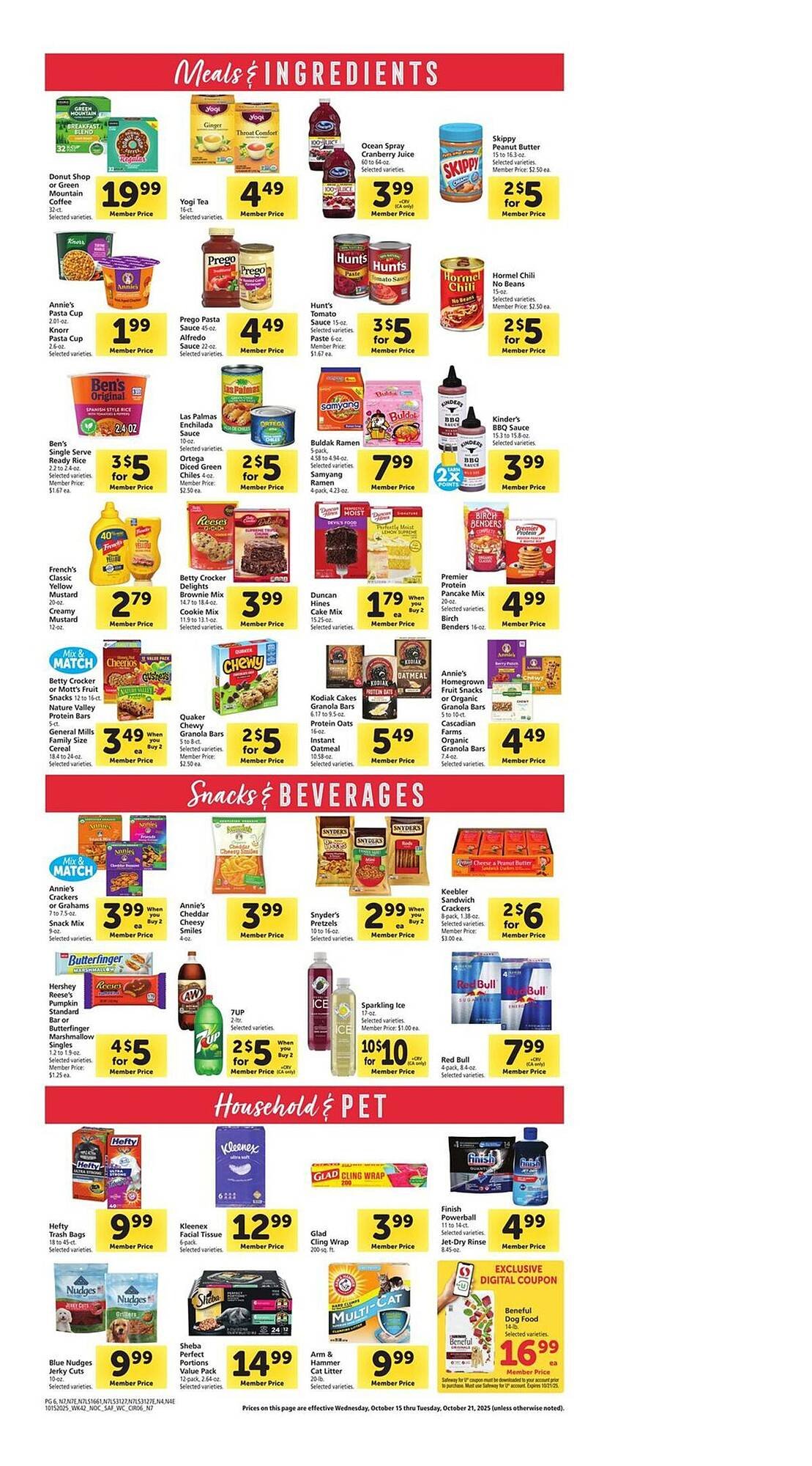 Vons weekly ad (2025-10-15 - 2025-10-21) | 6