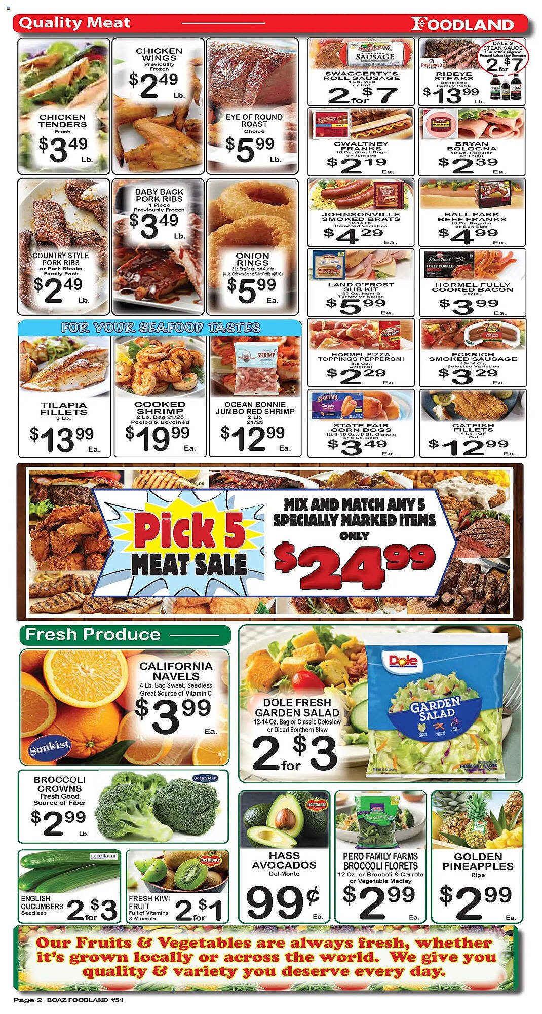 Foodland weekly ad