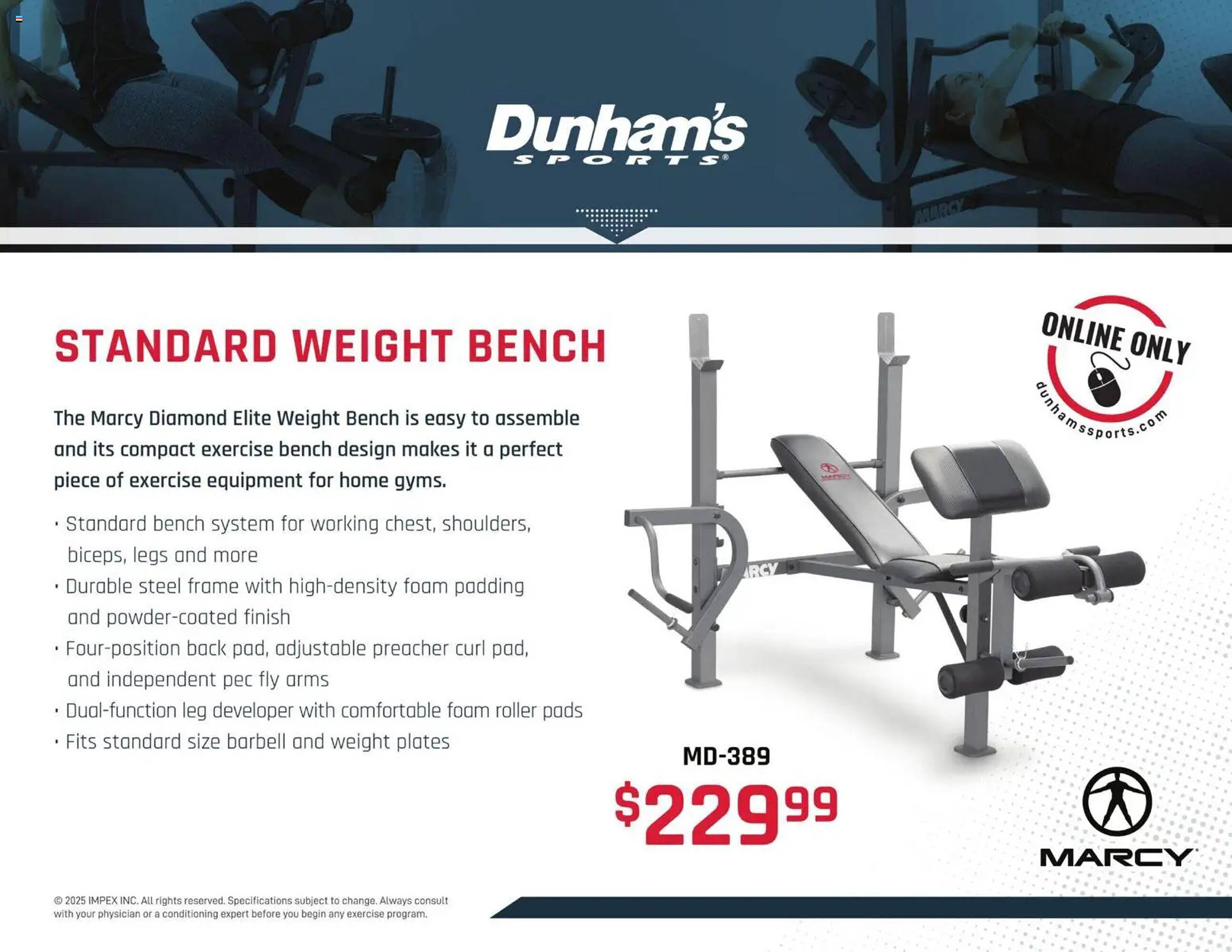 Dunham&#039;s Sports weekly ad