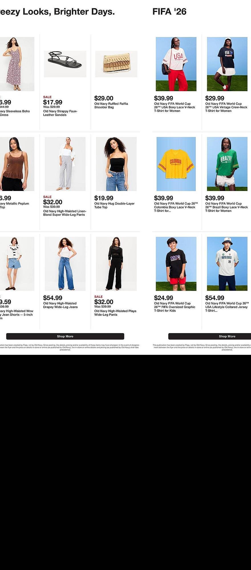 Old Navy weekly ad