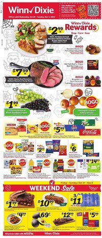 Winn Dixie weekly ad (2025-10-29 - 2025-11-05)