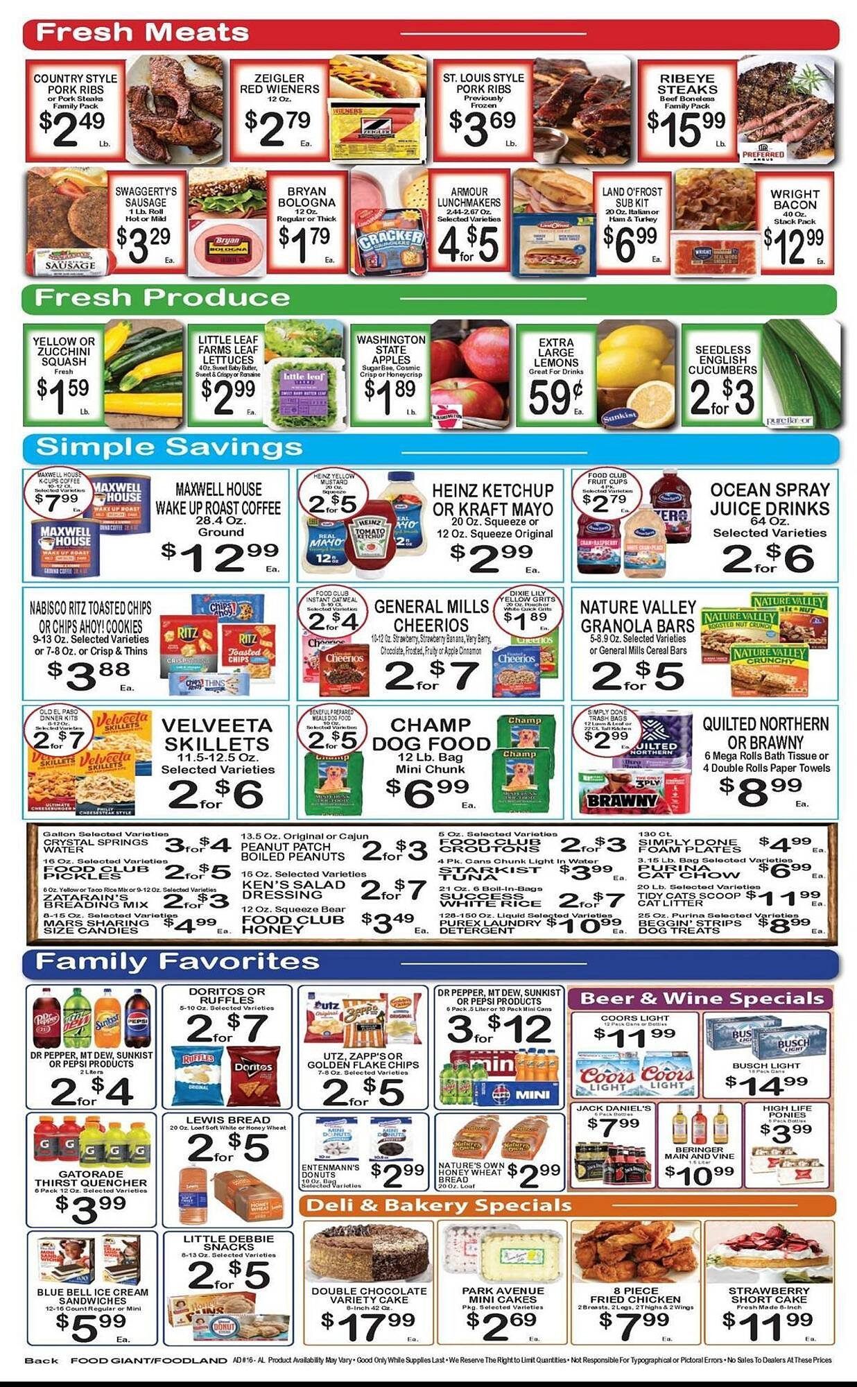 Foodland weekly ad