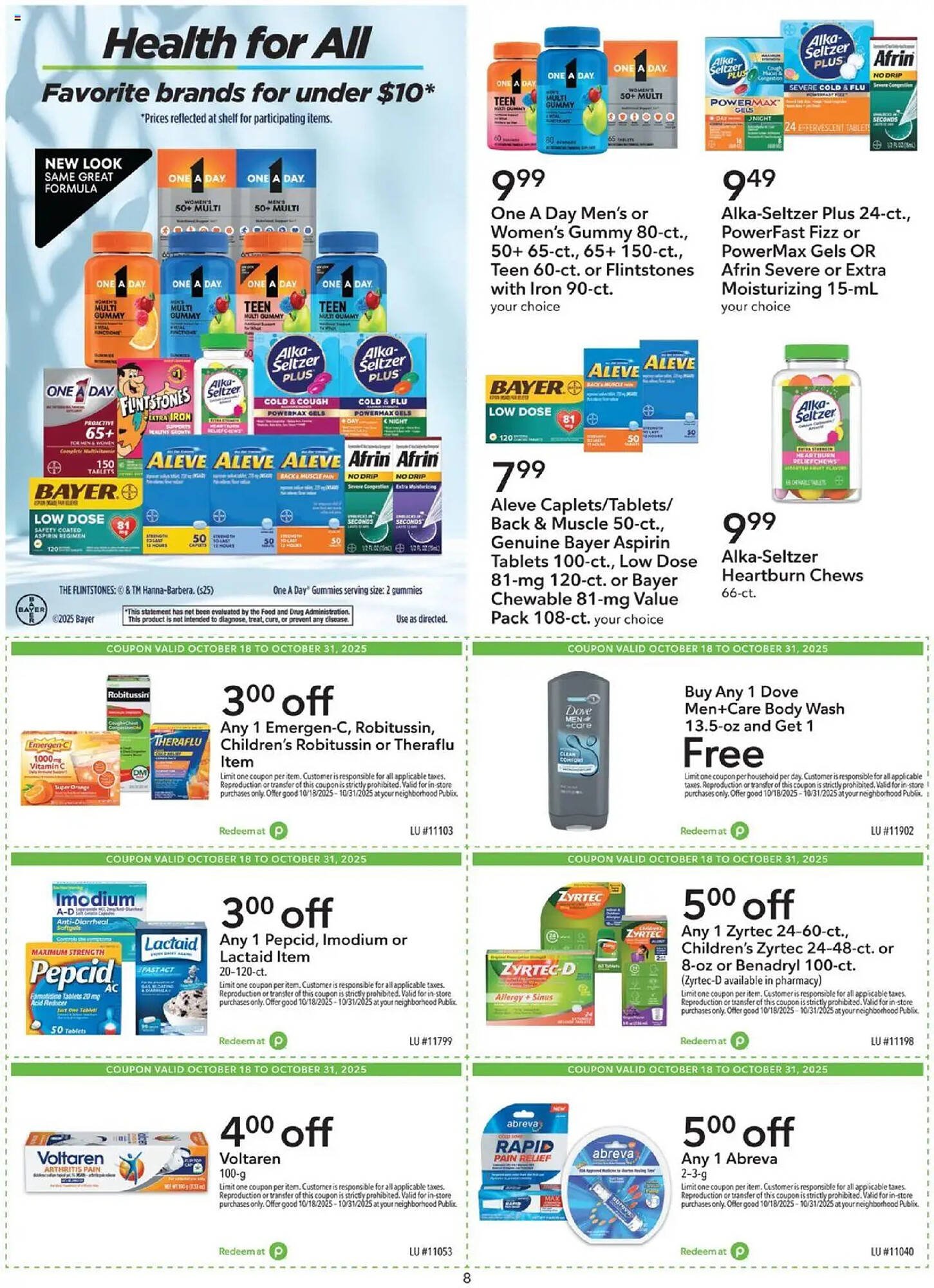Publix weekly ad (2025-10-18 - 2025-10-31) | 8