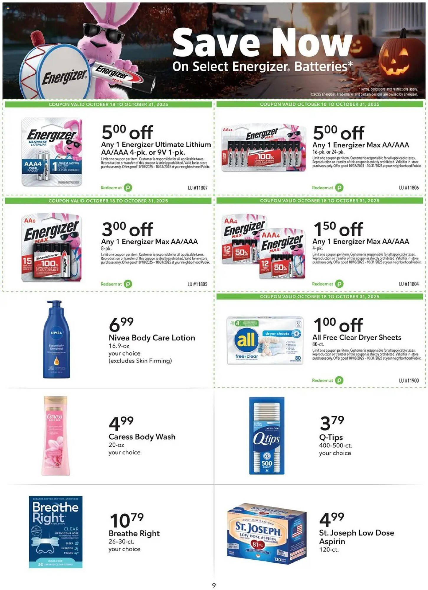 Publix weekly ad (2025-10-18 - 2025-10-31) | 9