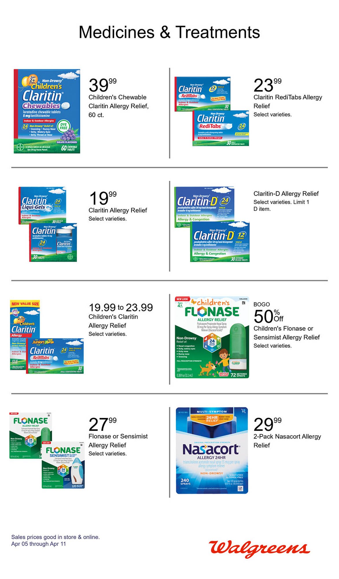 Walgreens weekly ad