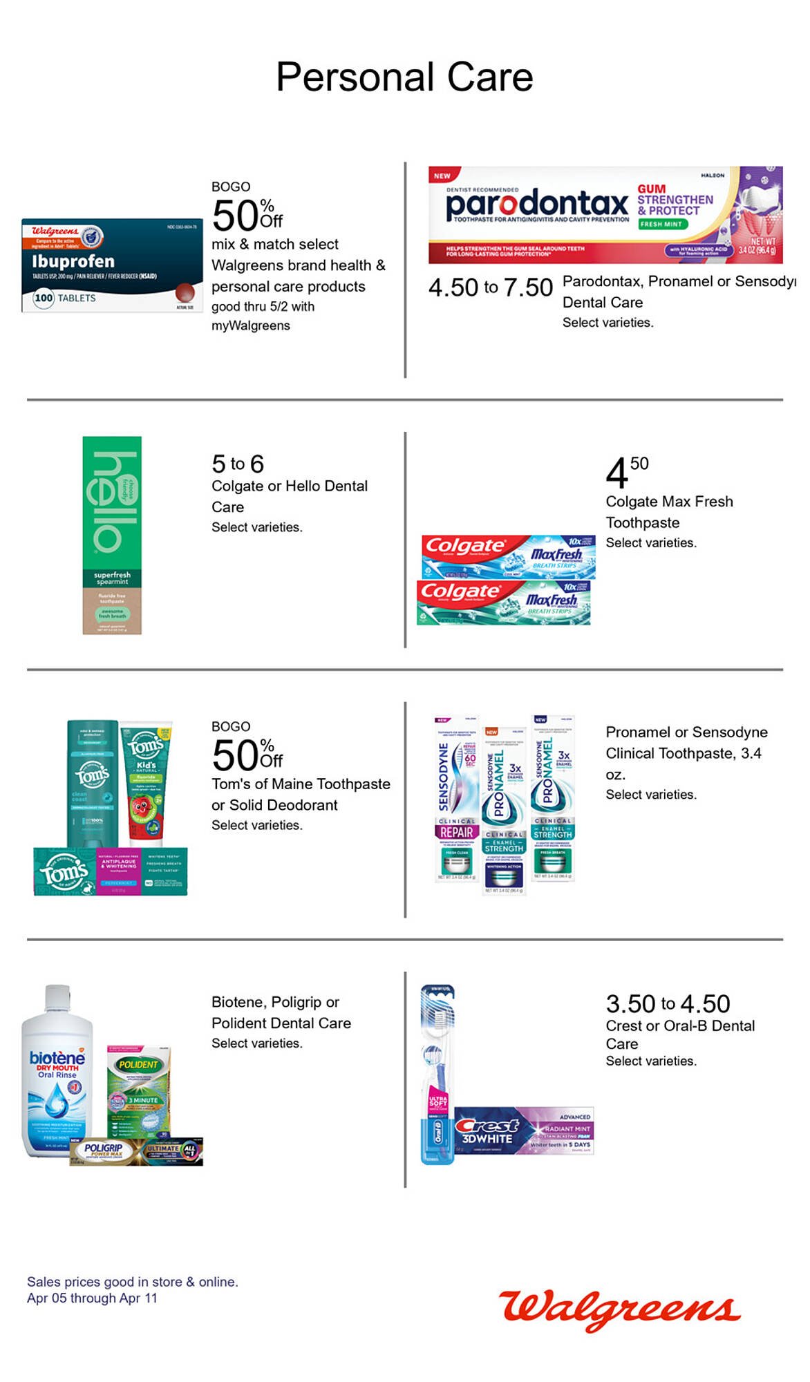 Walgreens weekly ad