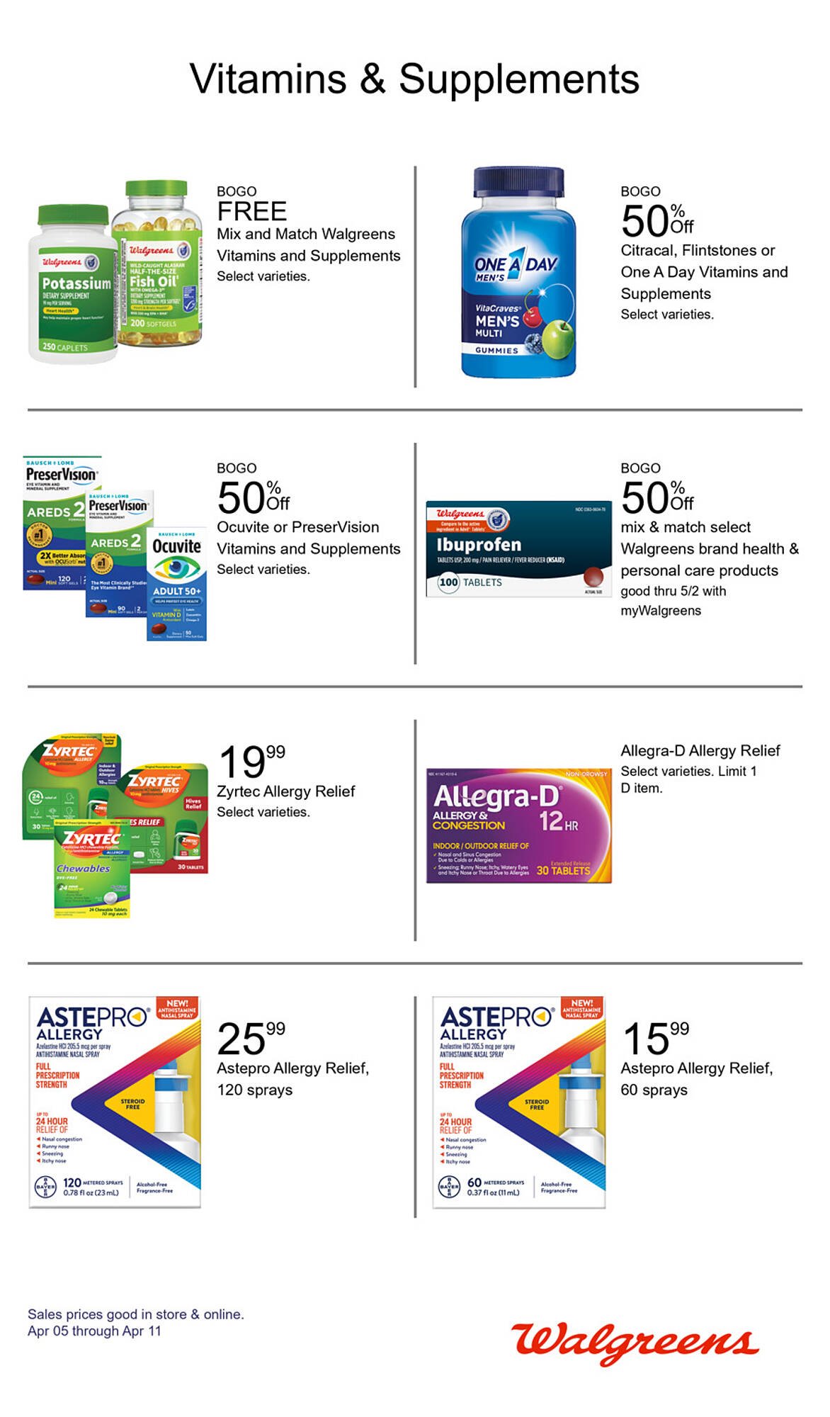 Walgreens weekly ad