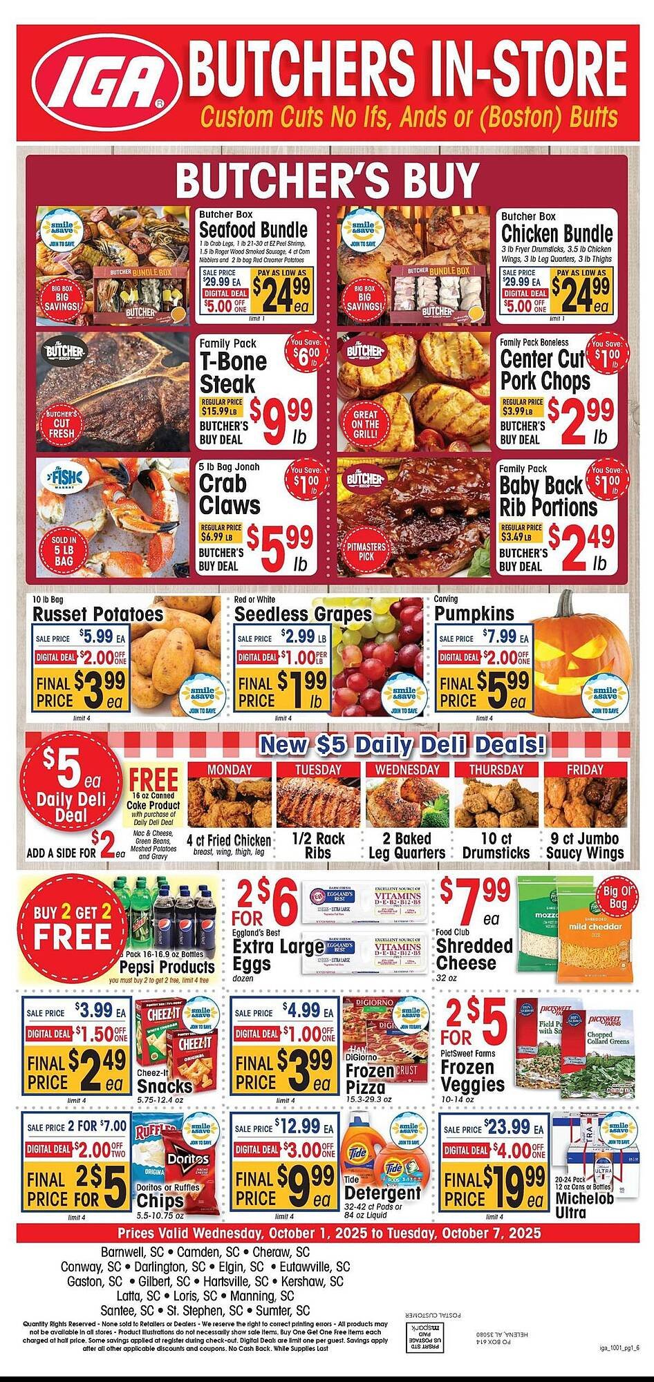 IGA weekly ad (2025-10-01 - 2025-10-07) | 1