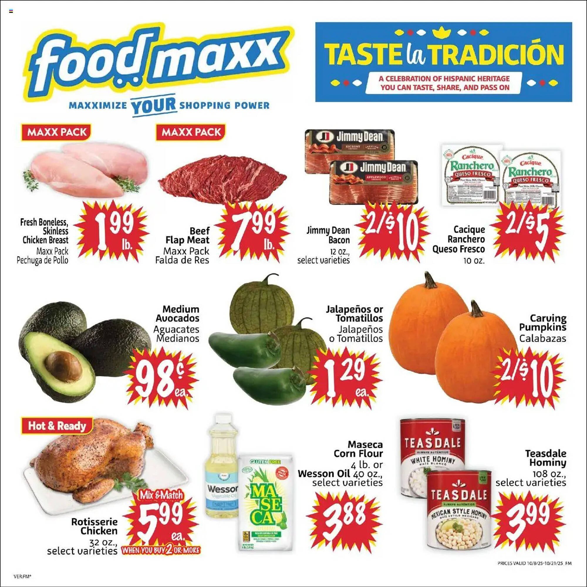 Foodmaxx weekly ad (2025-10-08 - 2025-10-22) | 1