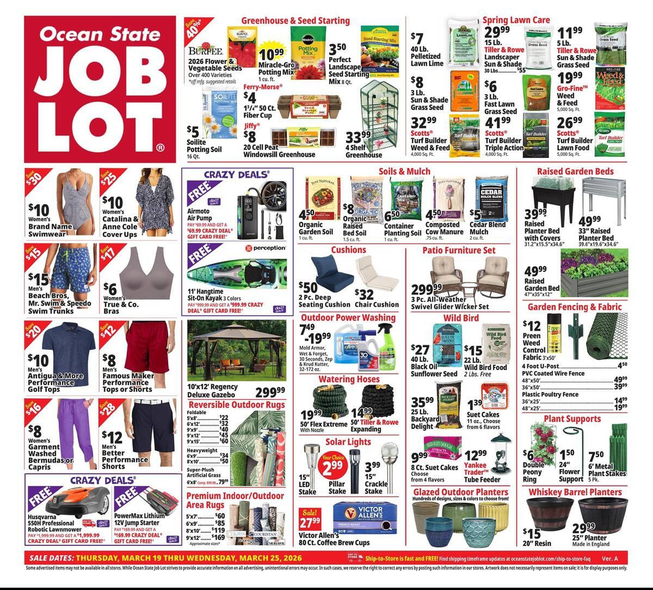 Ocean State Job Lot flyer