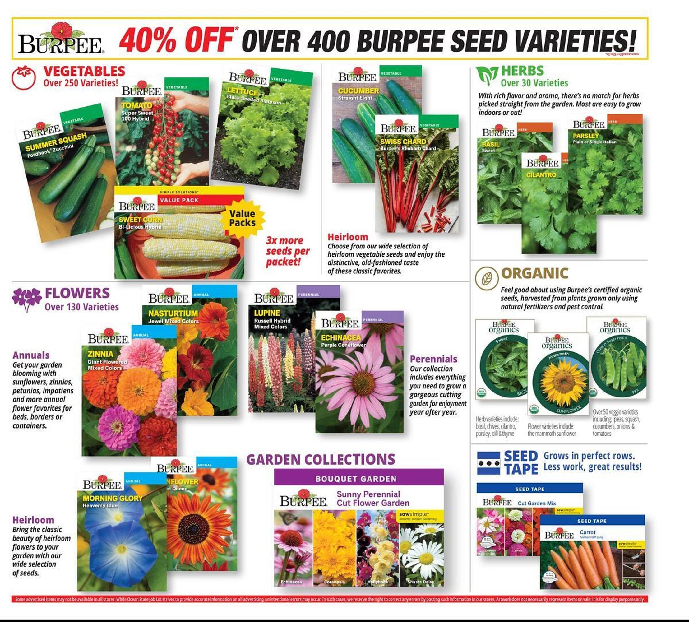 Ocean State Job Lot flyer