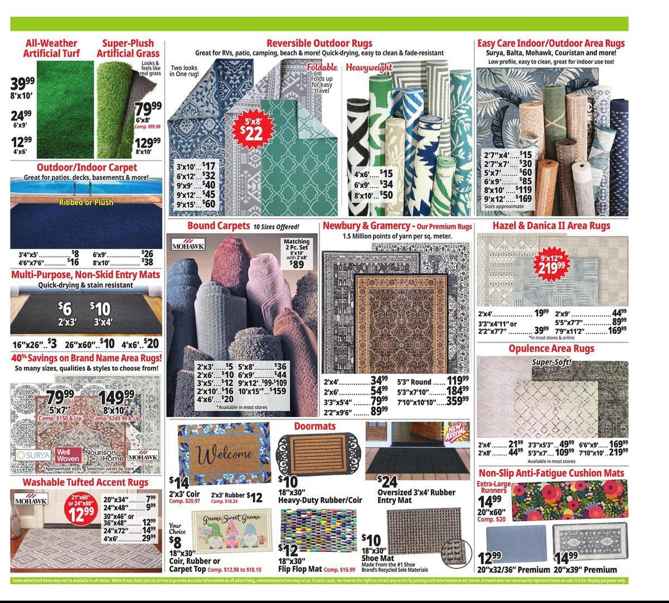 Ocean State Job Lot flyer