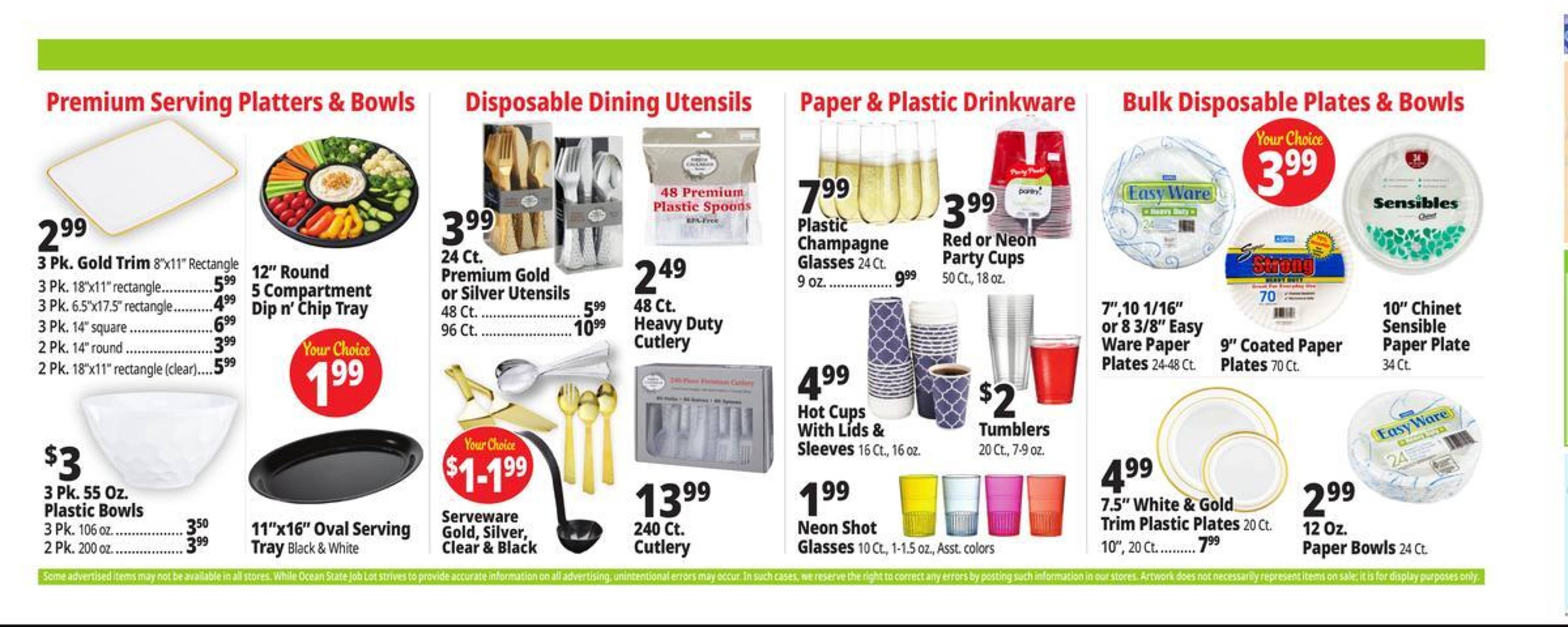 Ocean State Job Lot flyer