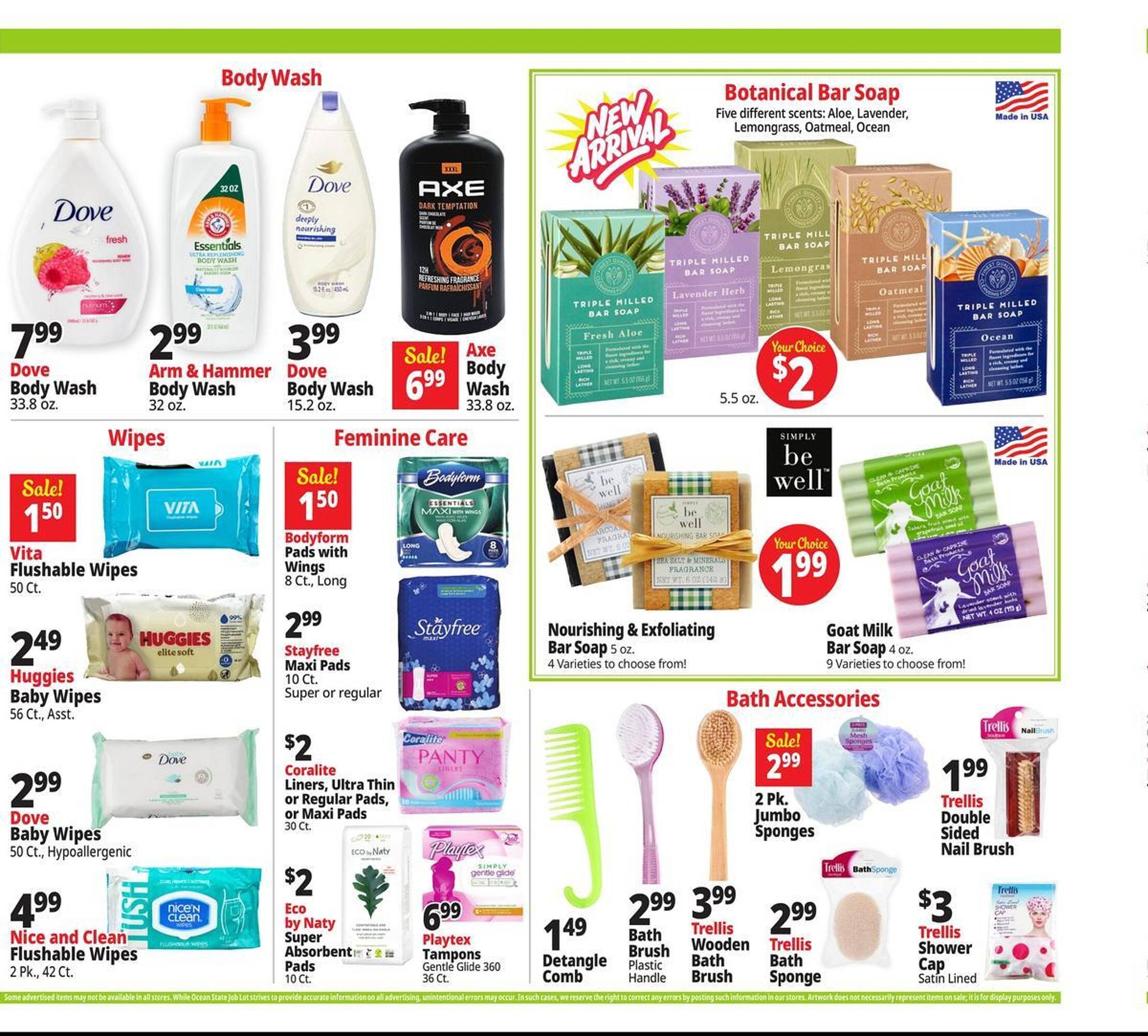 Ocean State Job Lot flyer