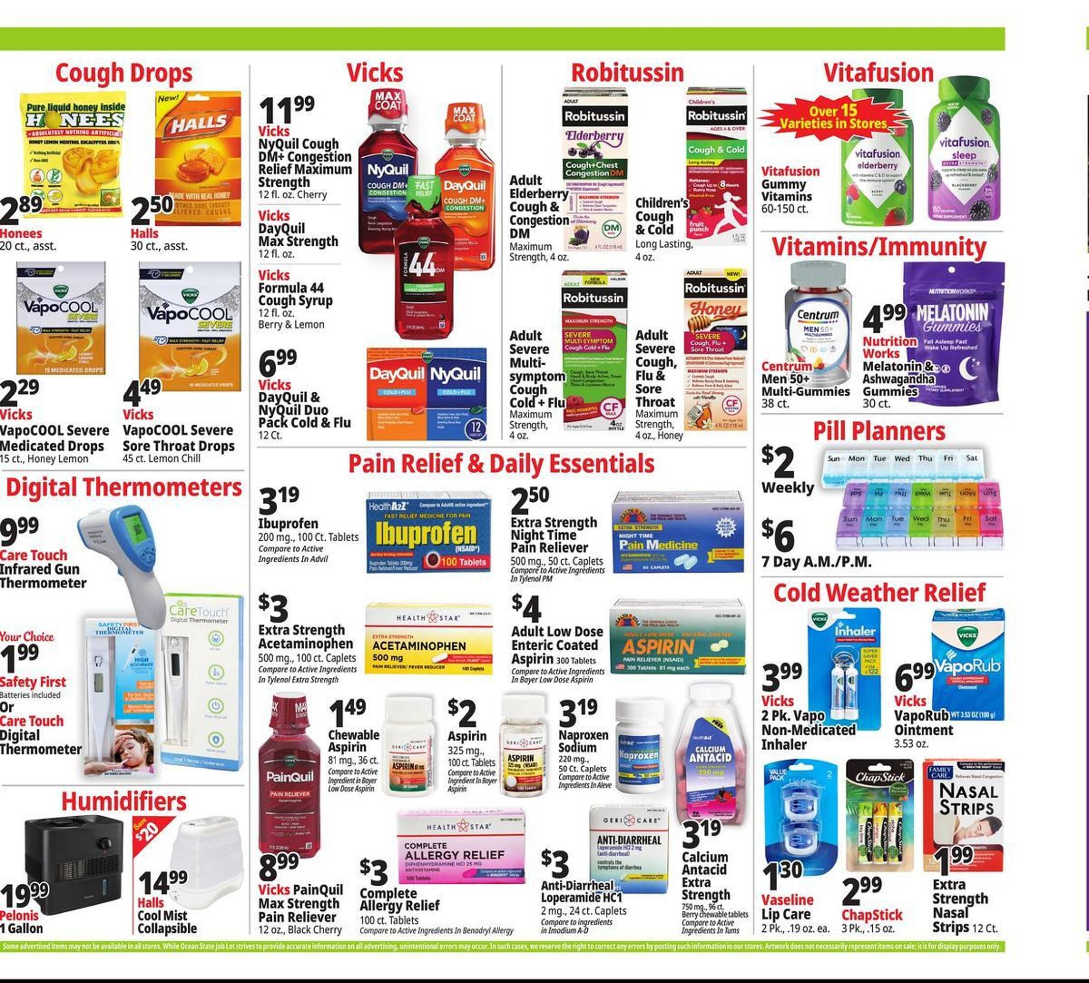 Ocean State Job Lot flyer