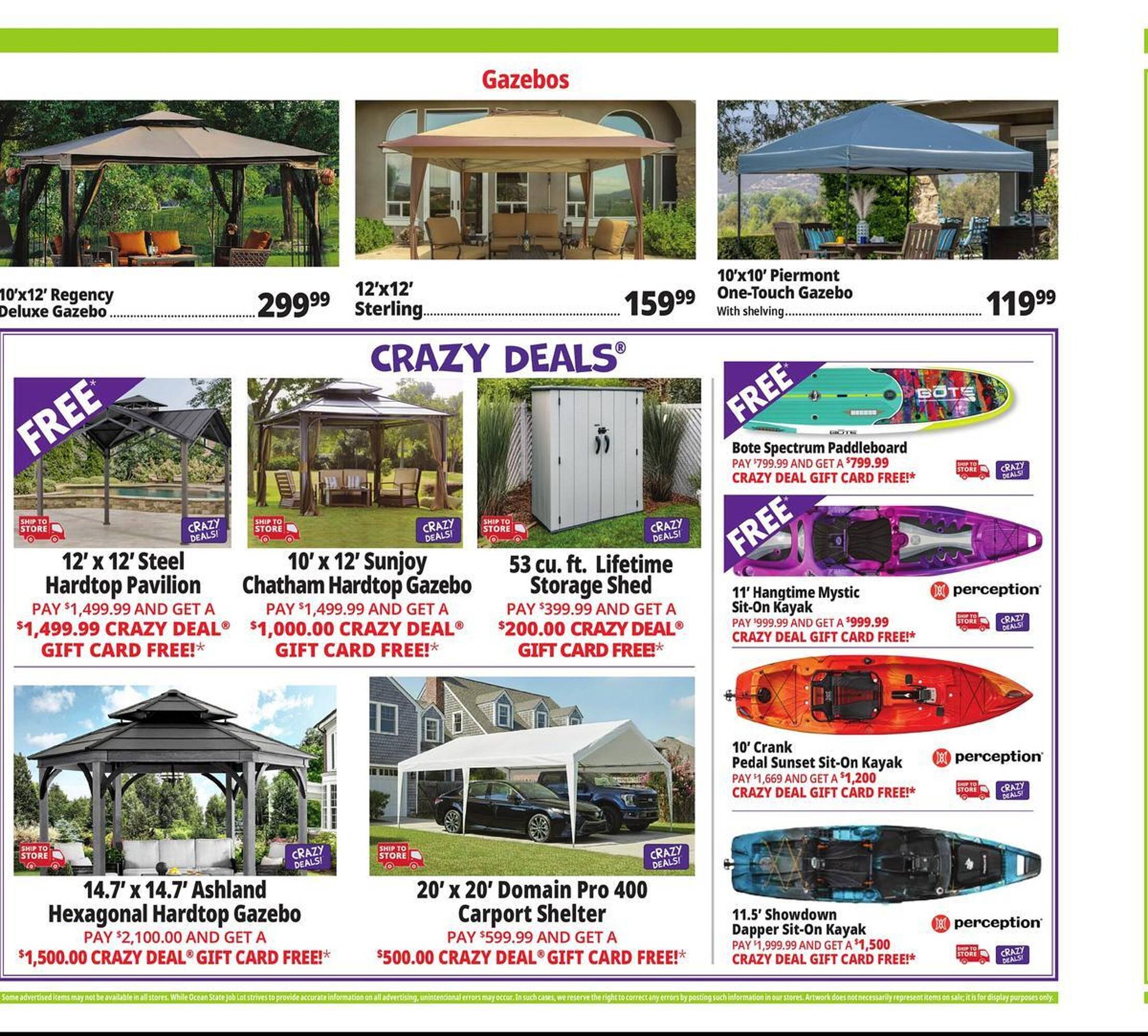 Ocean State Job Lot flyer