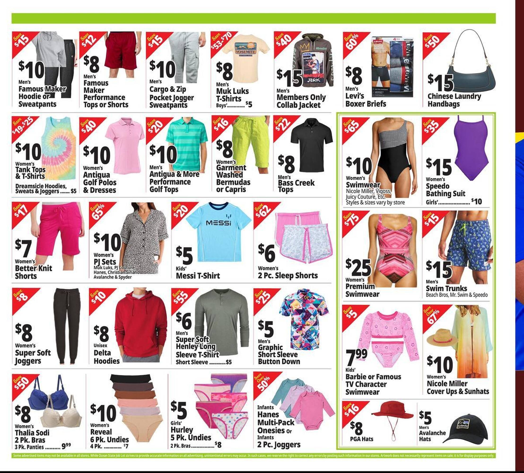 Ocean State Job Lot flyer