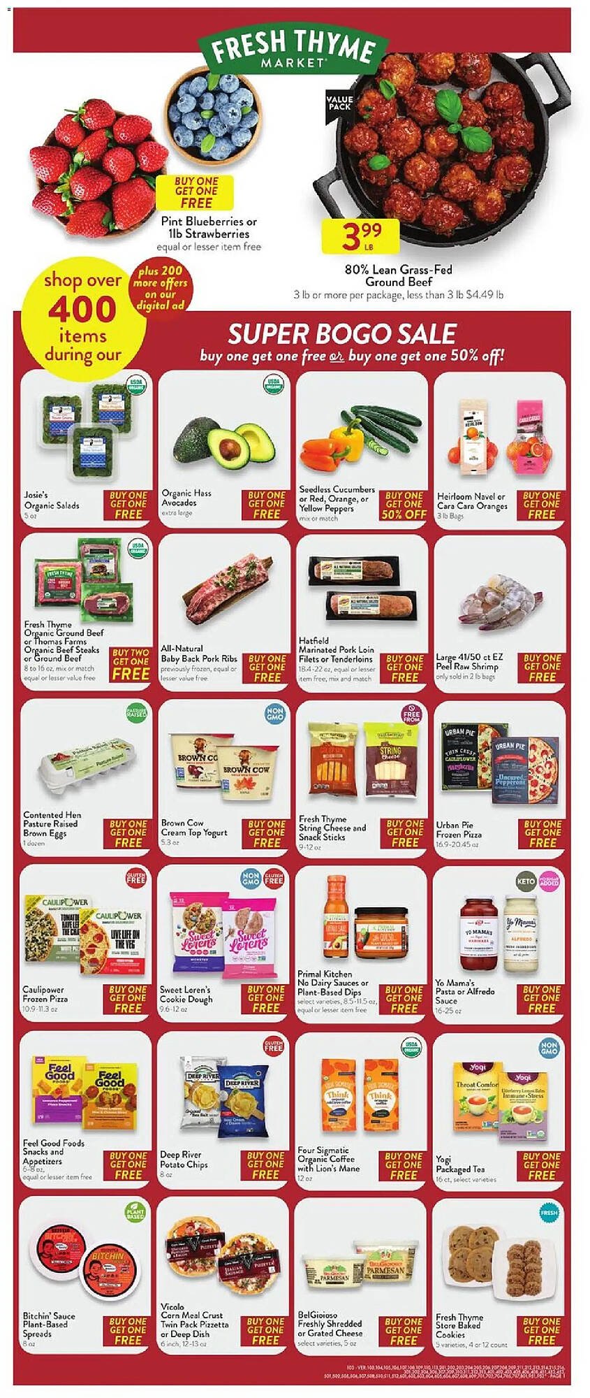 Fresh Thyme weekly ad