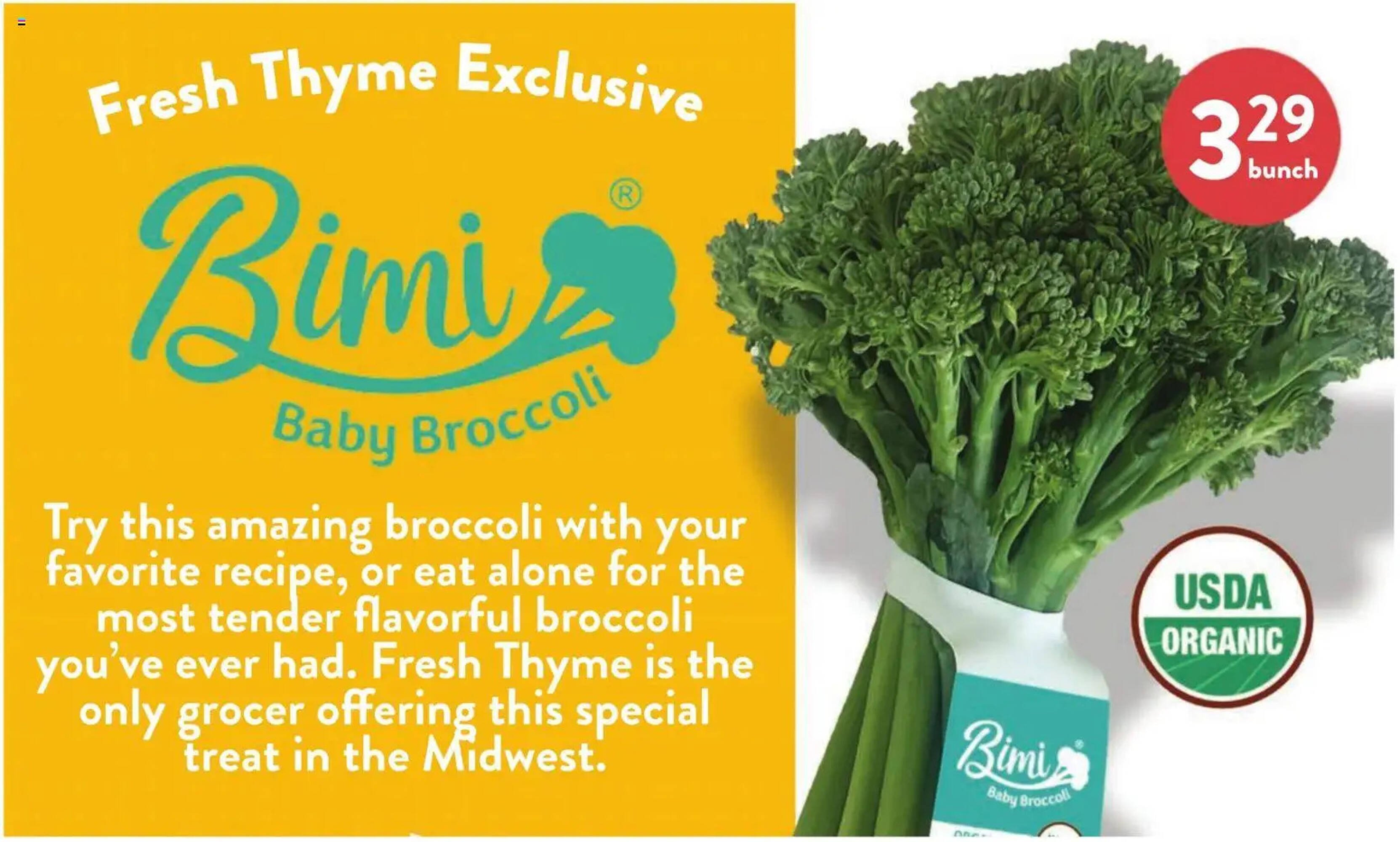 Fresh Thyme weekly ad