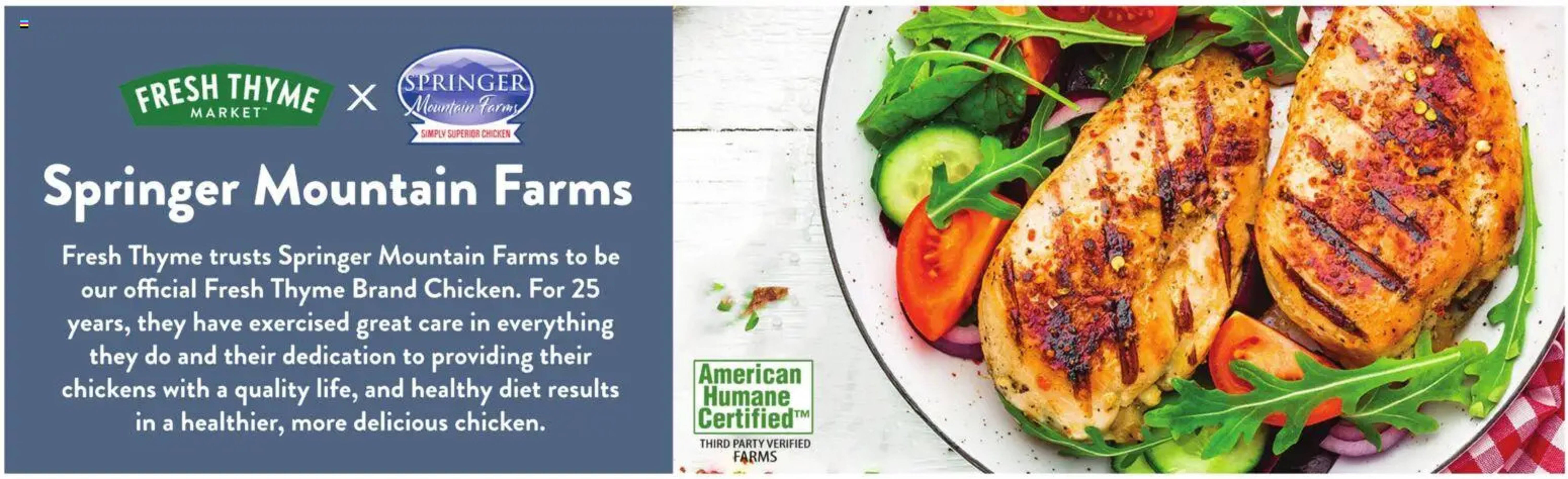 Fresh Thyme weekly ad