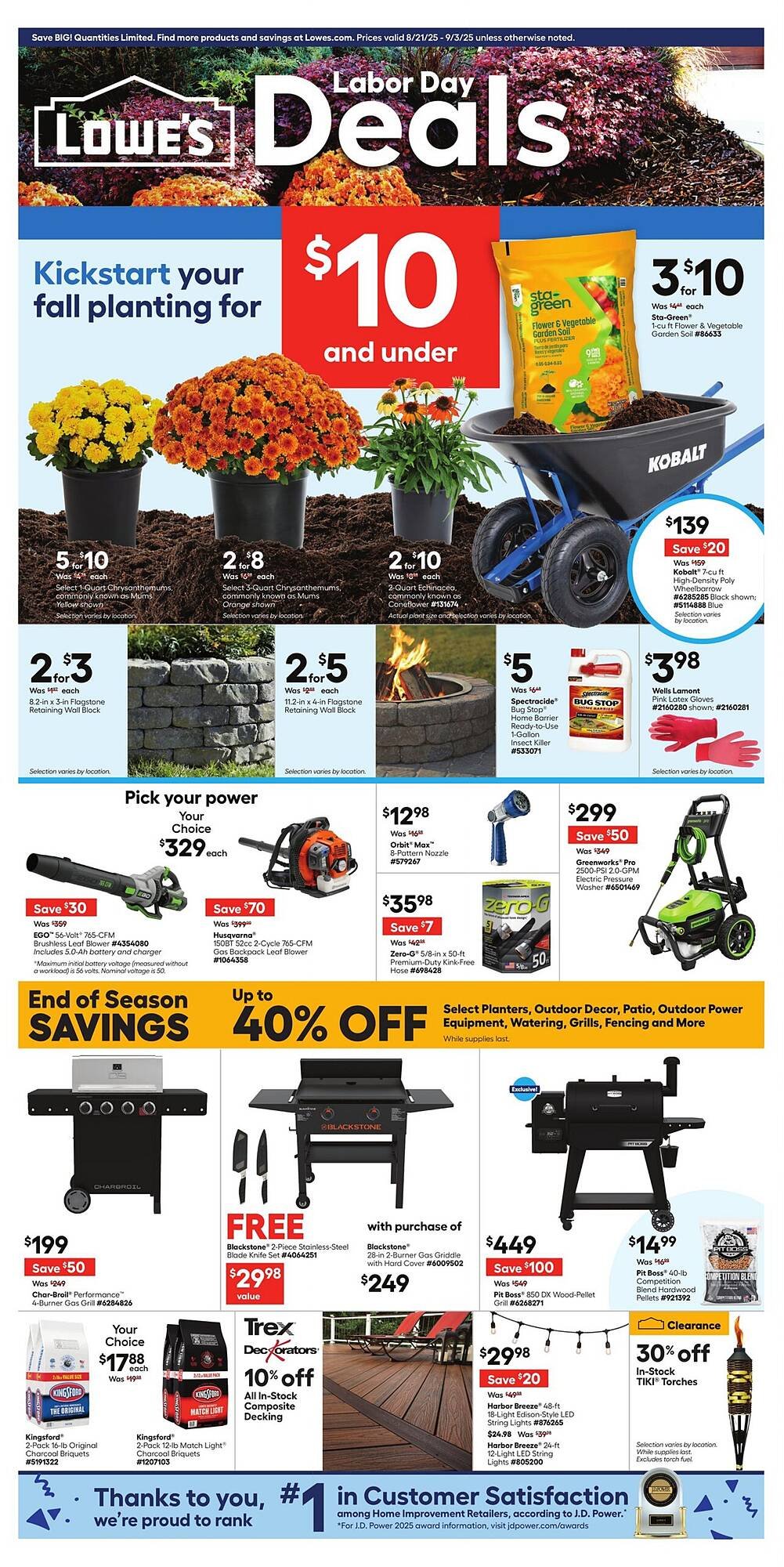 Lowe&#039;s Weekly Ad (2025-08-28 - 2025-09-01) | 1