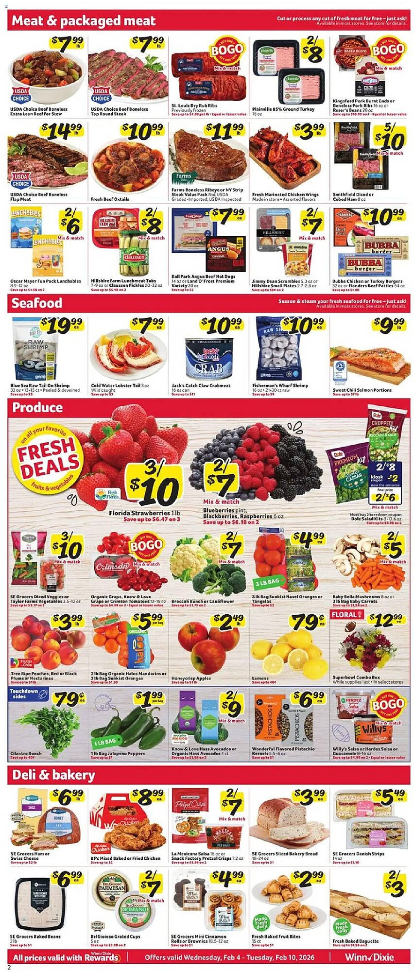 Winn Dixie weekly ad
