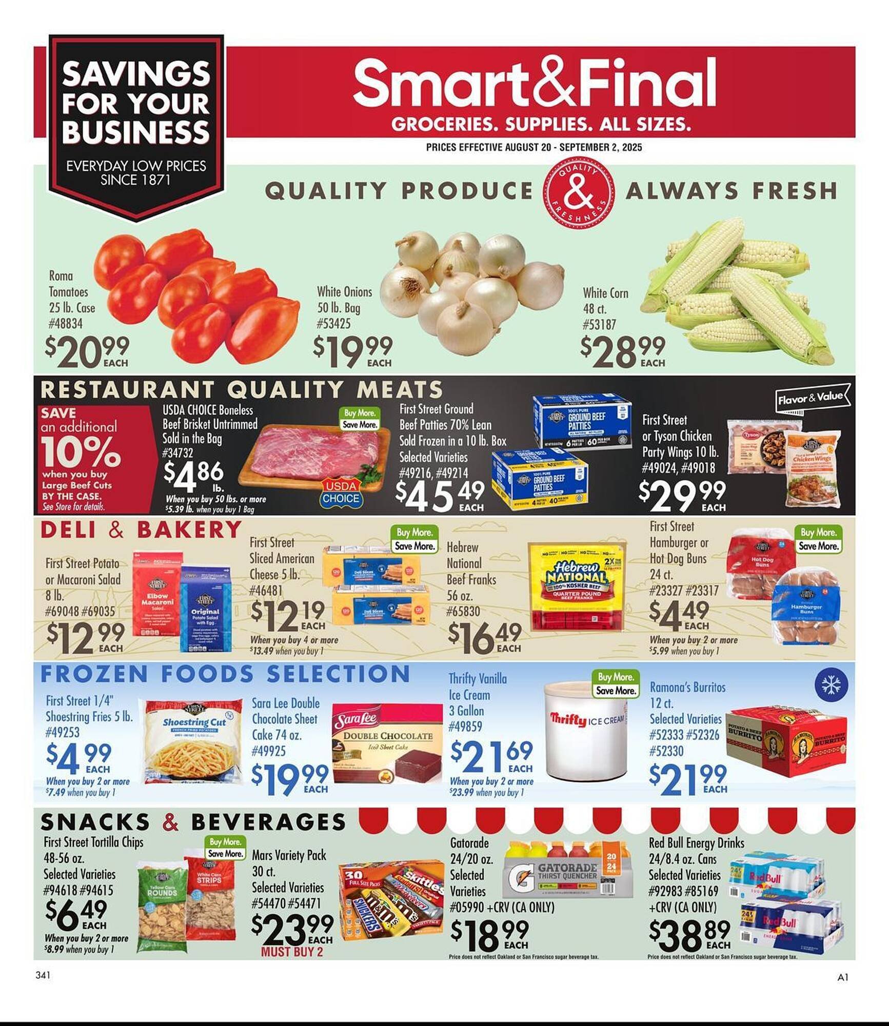 Smart &amp; Final Weekly Ad (2025-08-20 - 2025-09-02) | 1