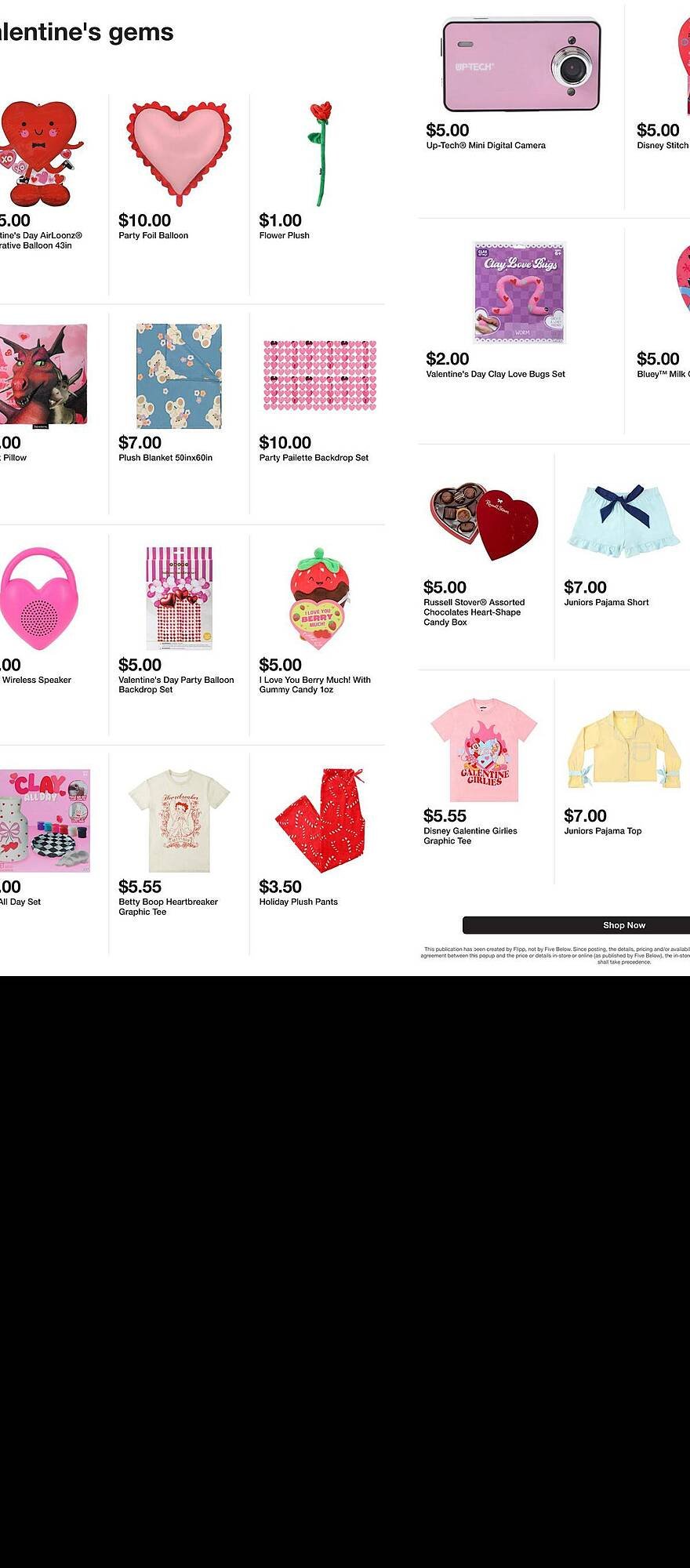 Five Below weekly ad