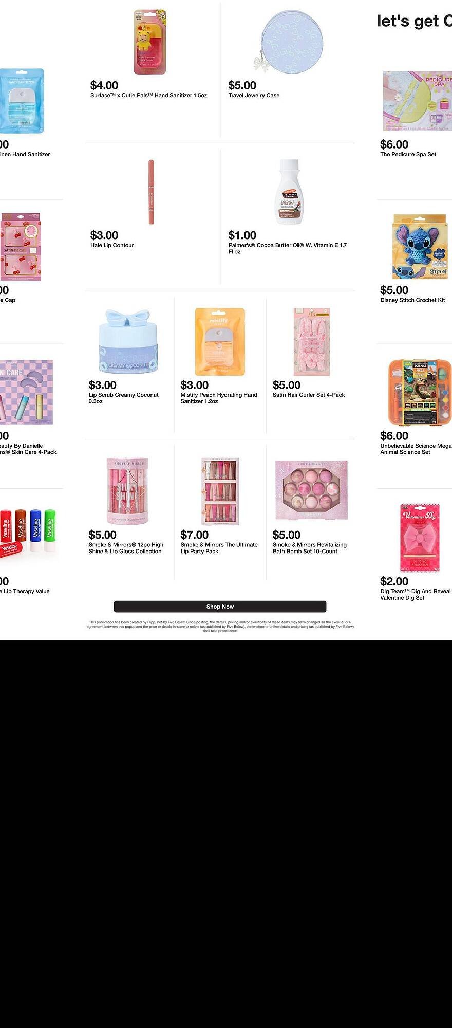 Five Below weekly ad