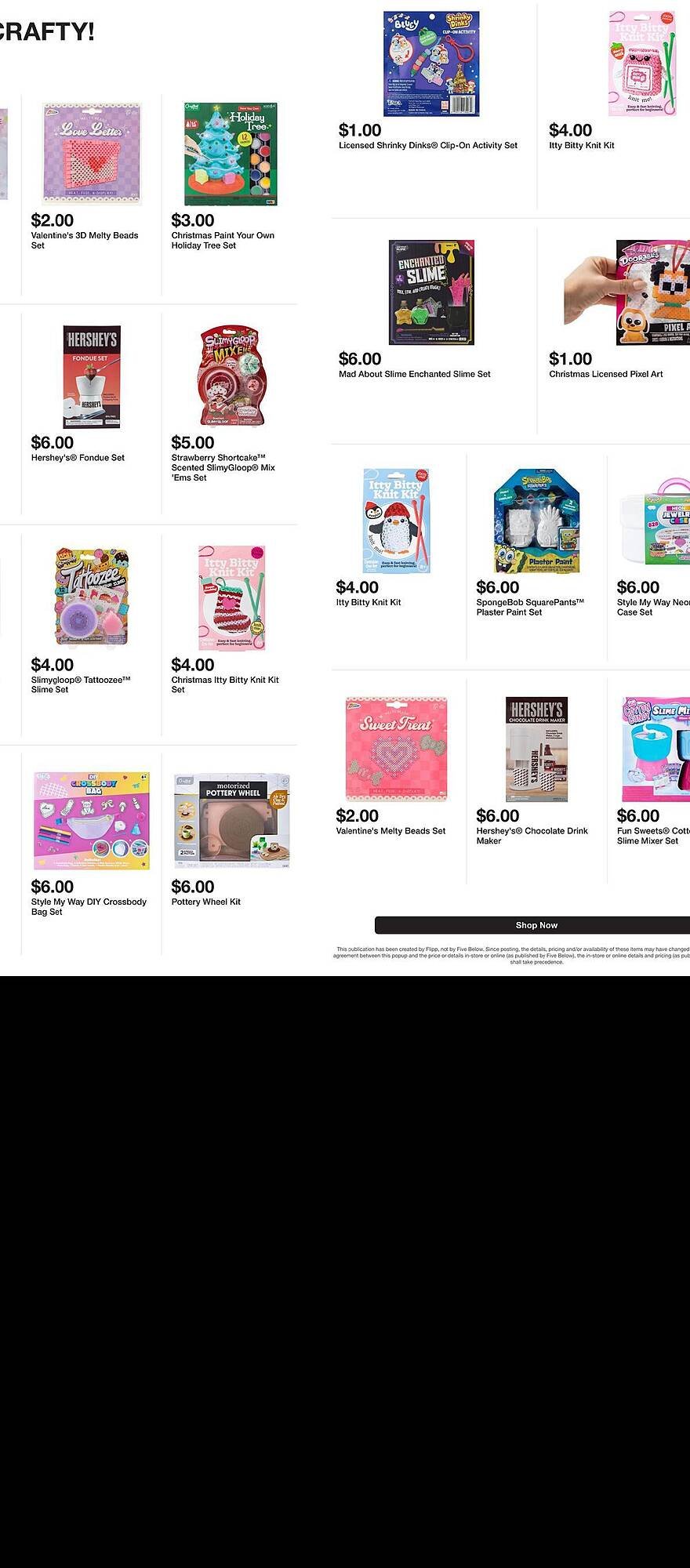 Five Below weekly ad