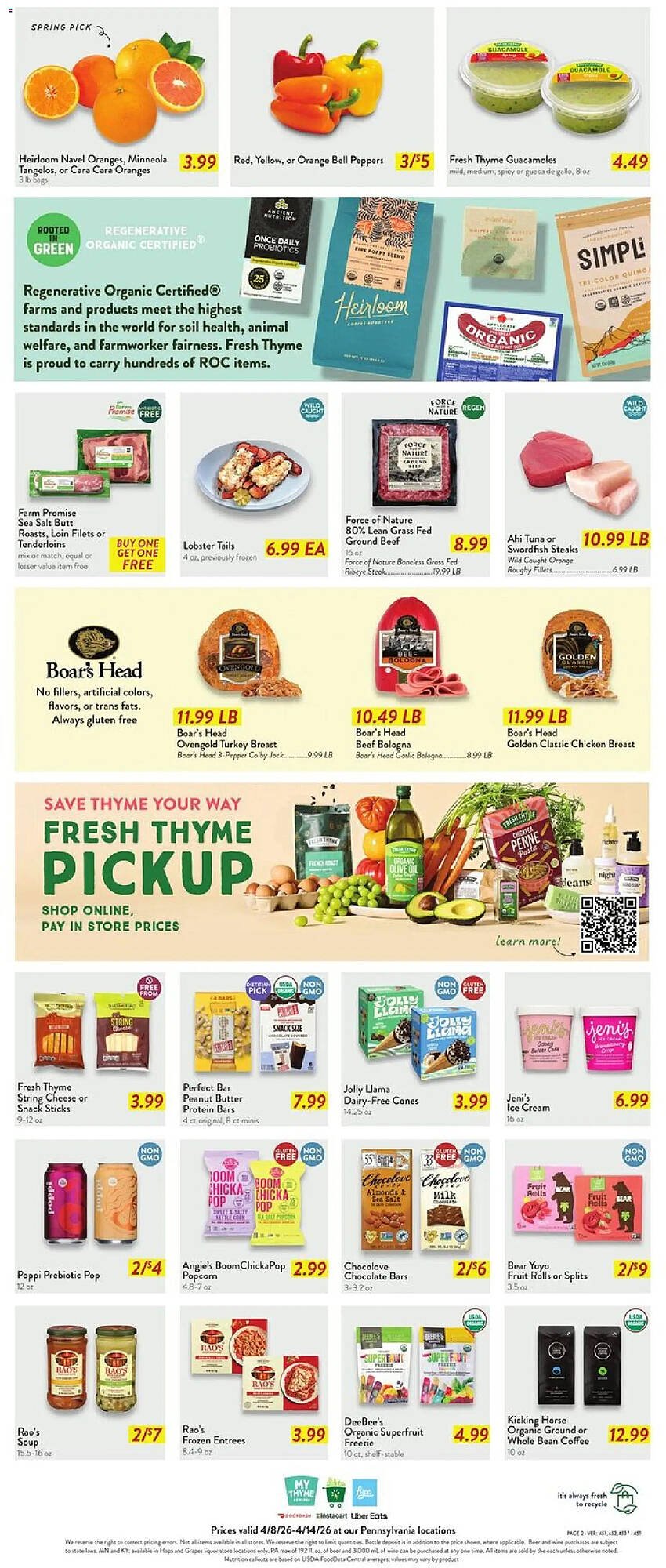 Fresh Thyme weekly ad