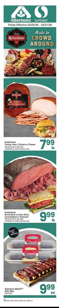Safeway weekly ad