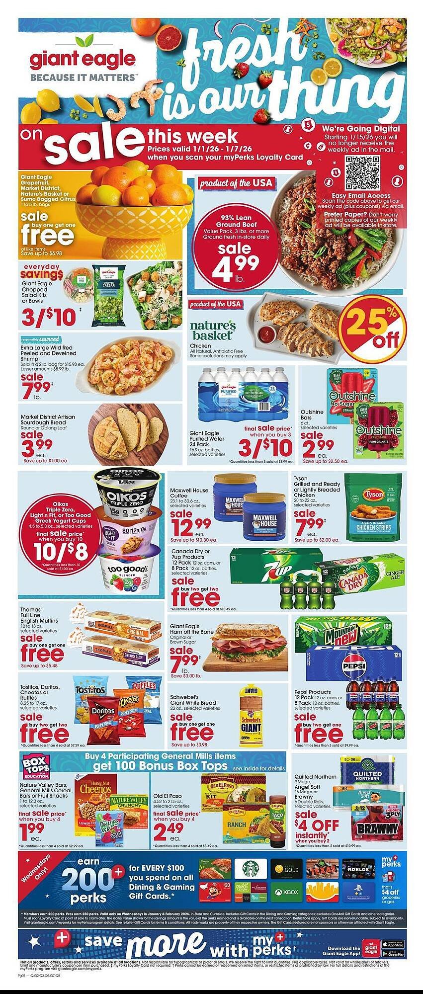 Giant Eagle weekly ad