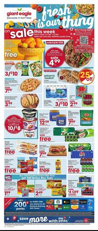 Giant Eagle weekly ad