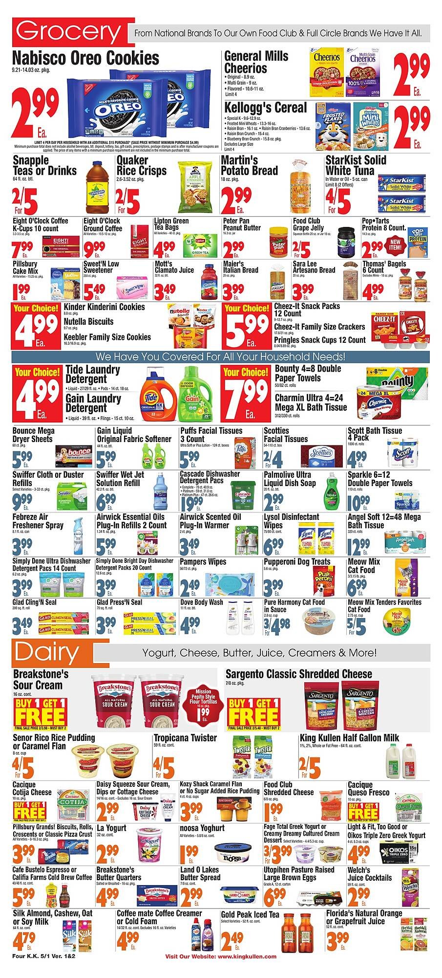 King Kullen weekly ad