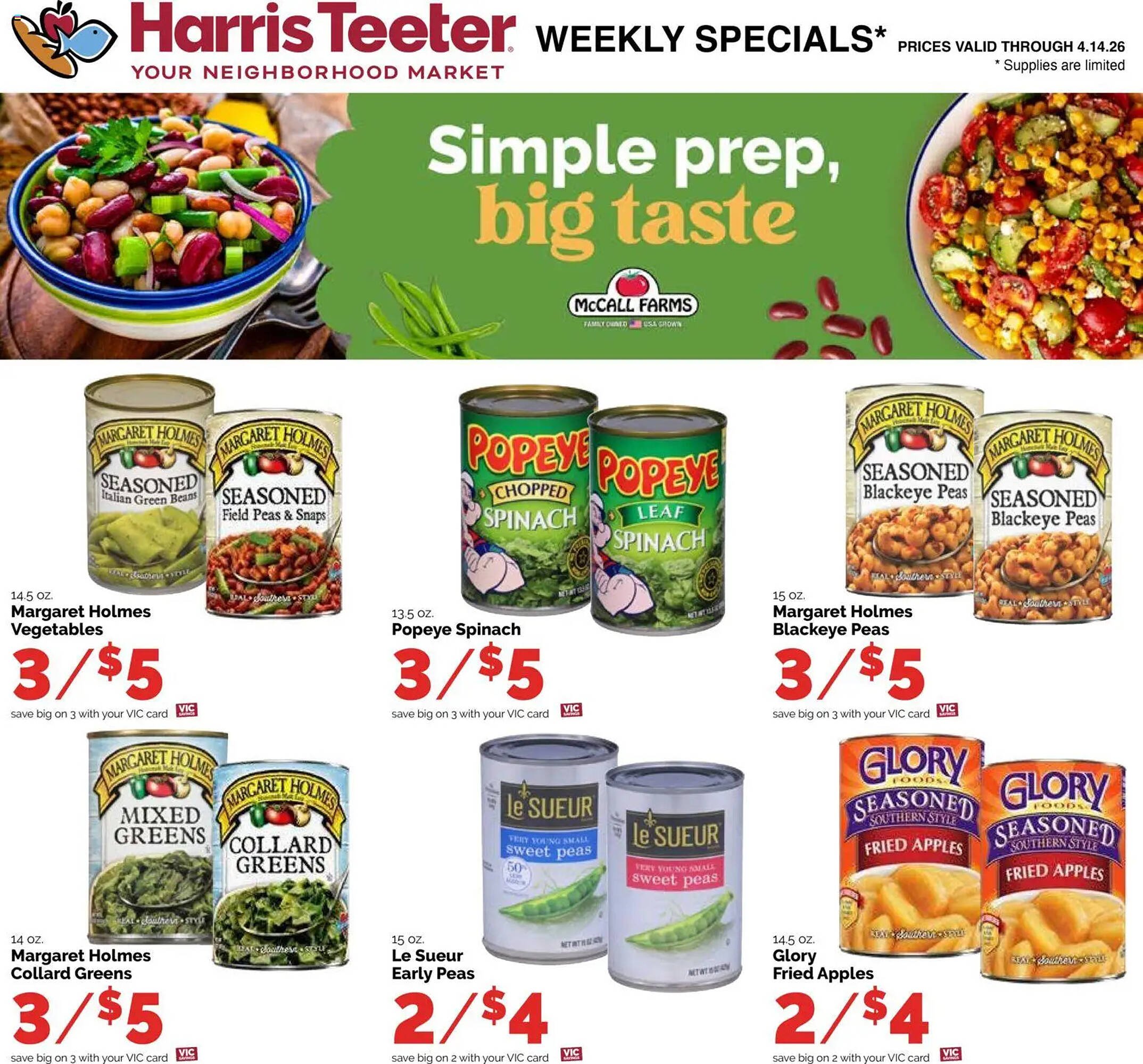 Harris Teeter weekly ad