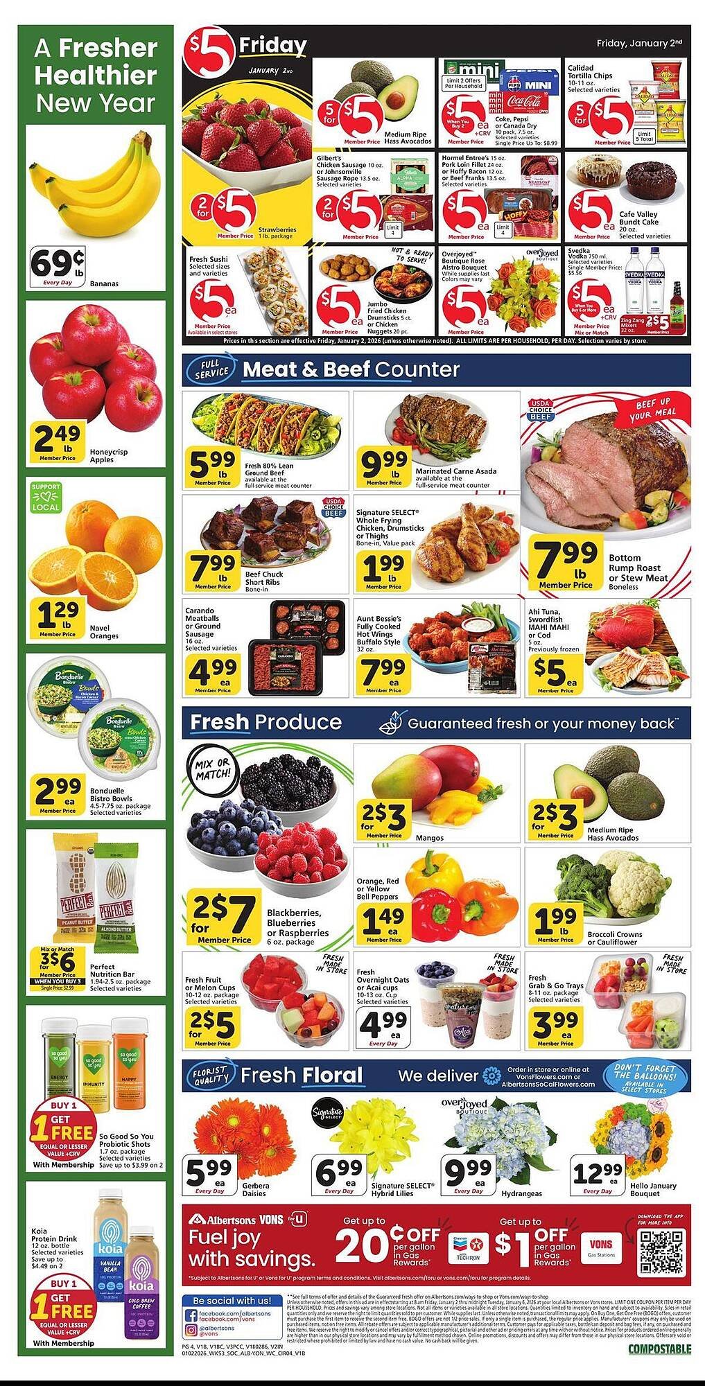 Vons weekly ad