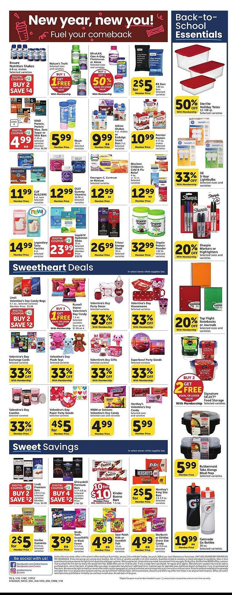 Vons weekly ad