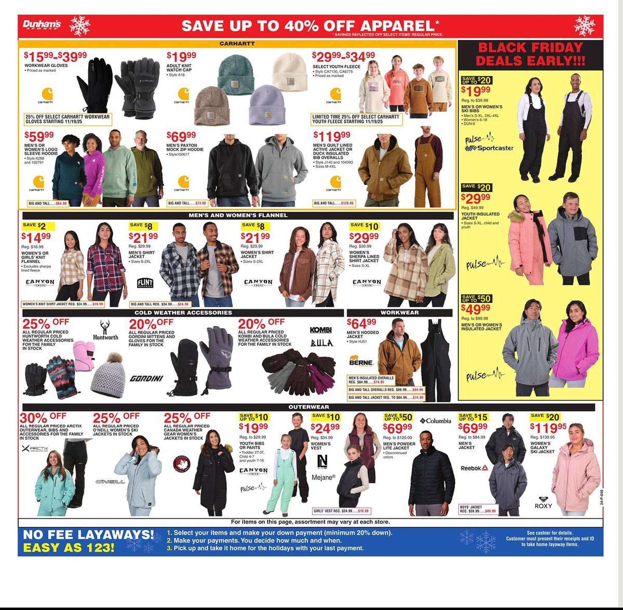 Dunham&#039;s Sports weekly ad