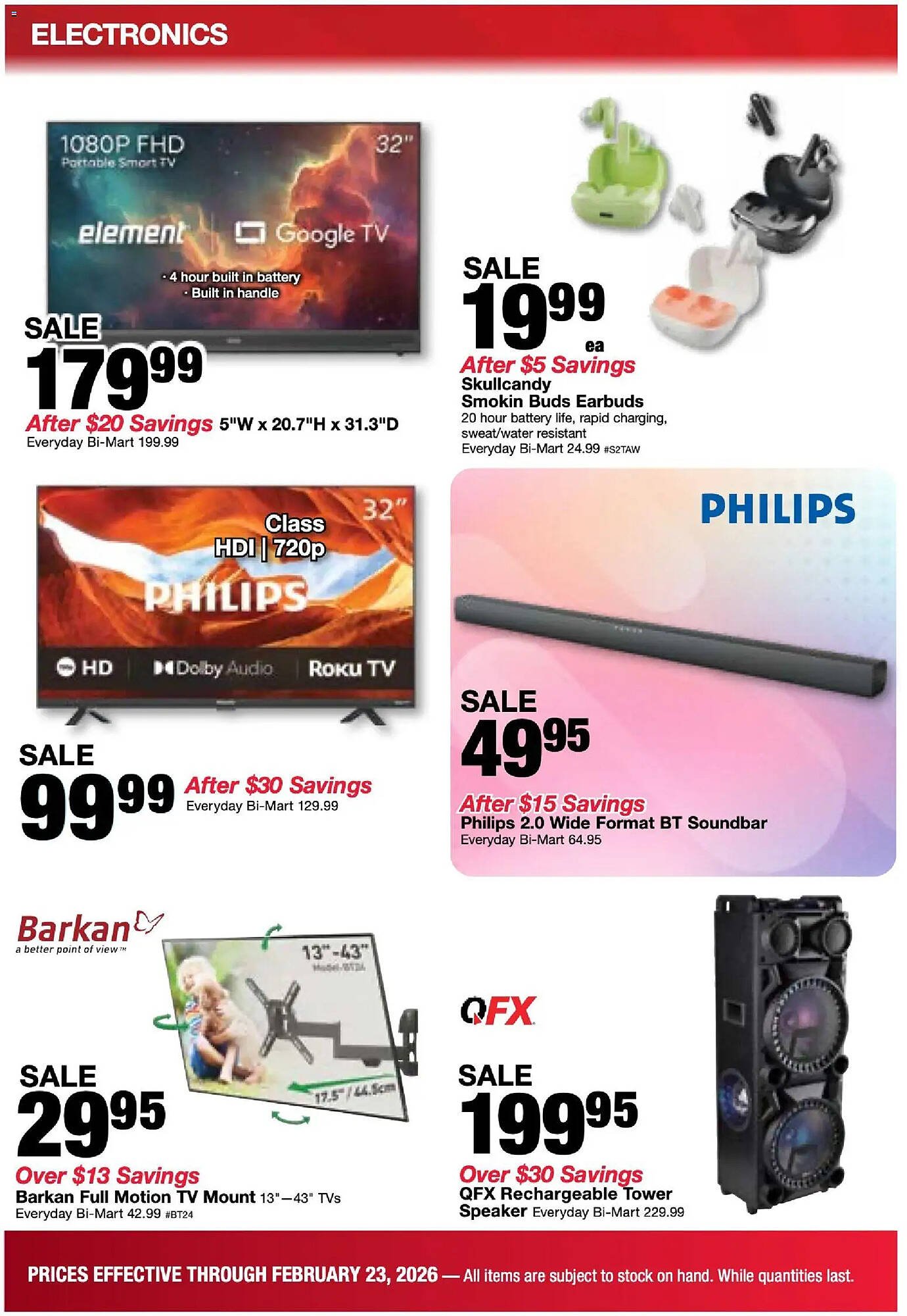 Bi-Mart weekly ad