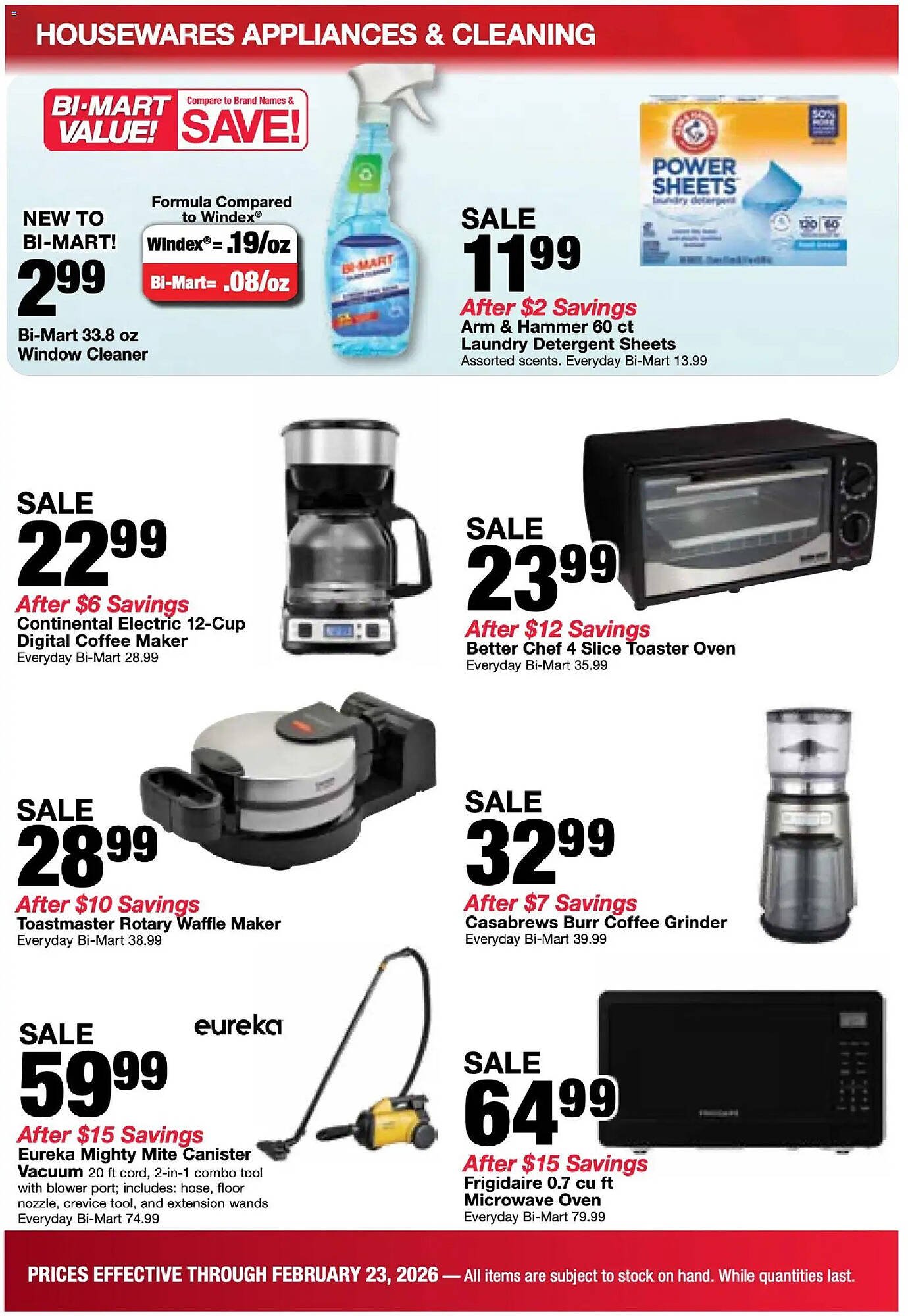 Bi-Mart weekly ad