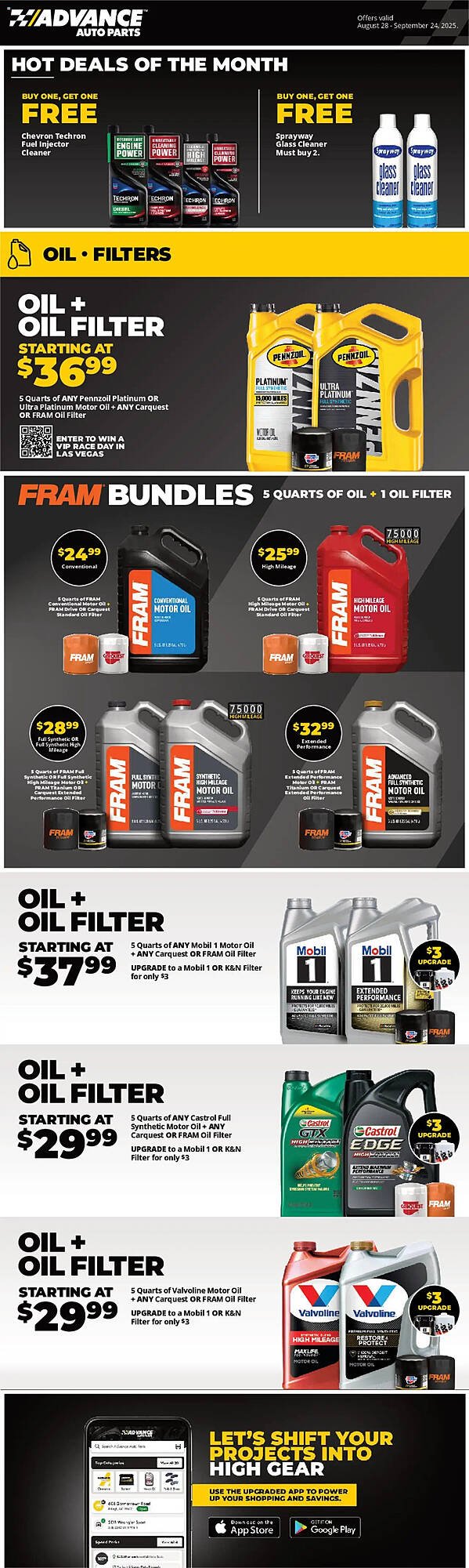 Advance Auto Parts Weekly Ad (2025-08-28 - 2025-09-24) | 1