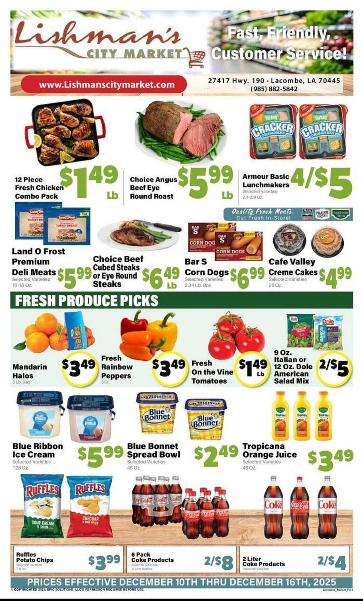 Lishman&#039;s City Market weekly ad