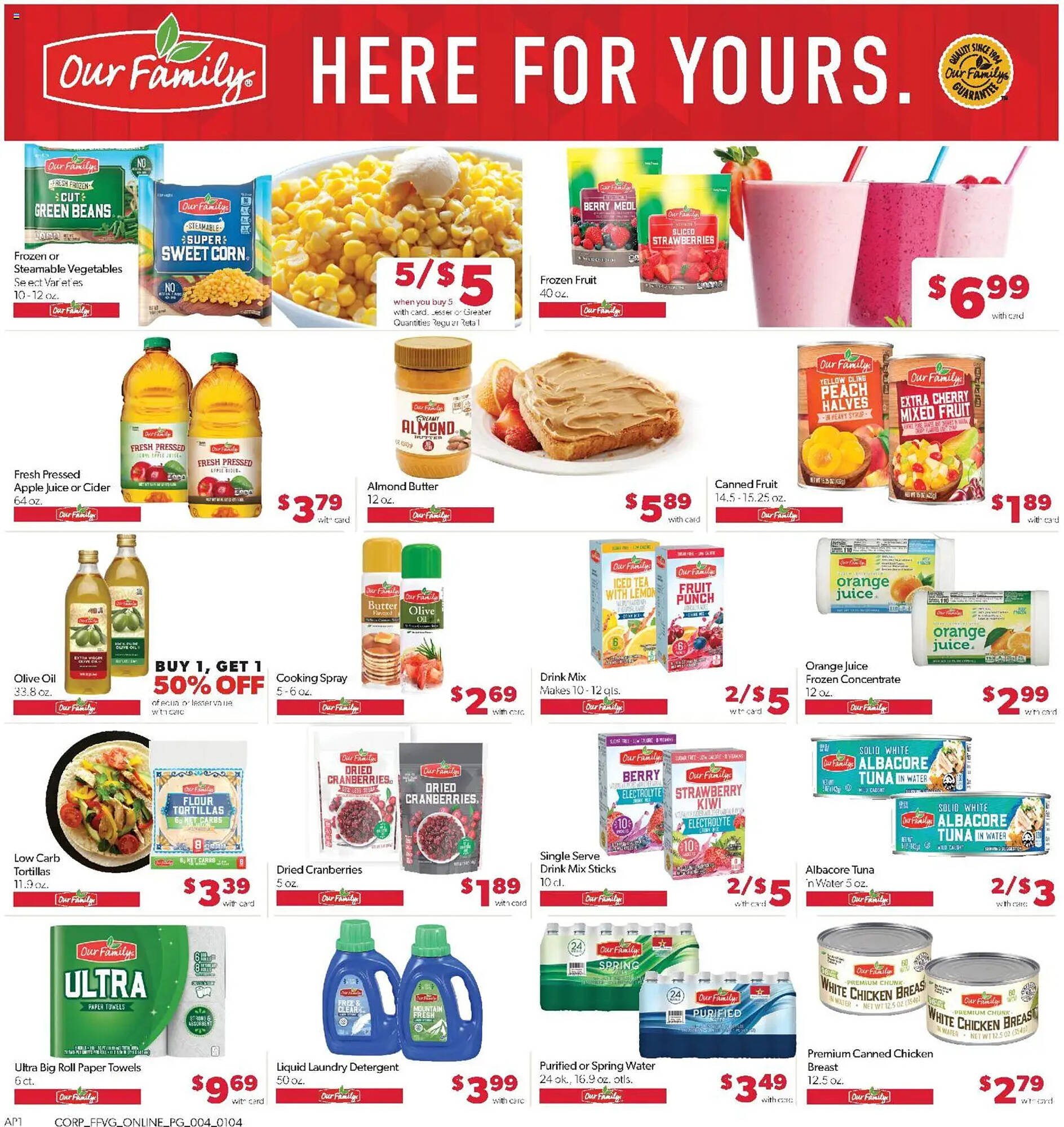 Family Fare weekly ad