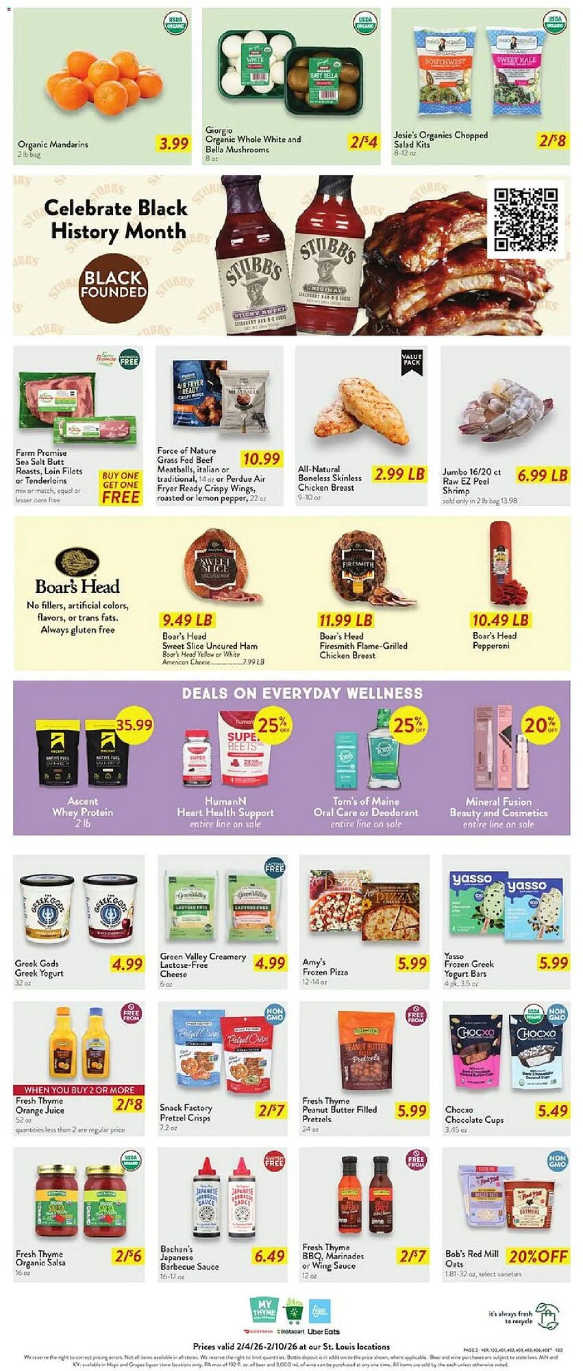 Fresh Thyme weekly ad